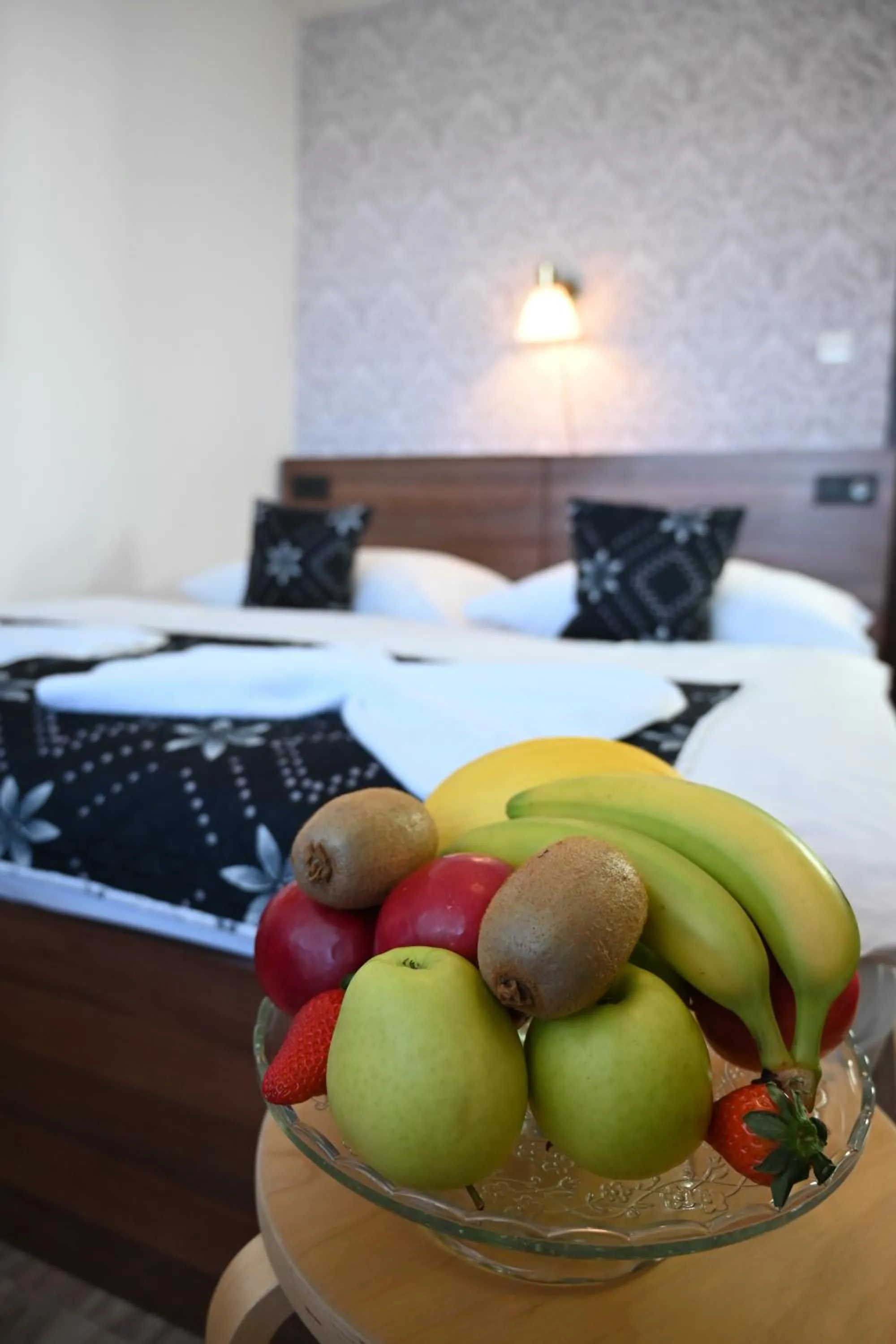 Bed in Hotel Vincent