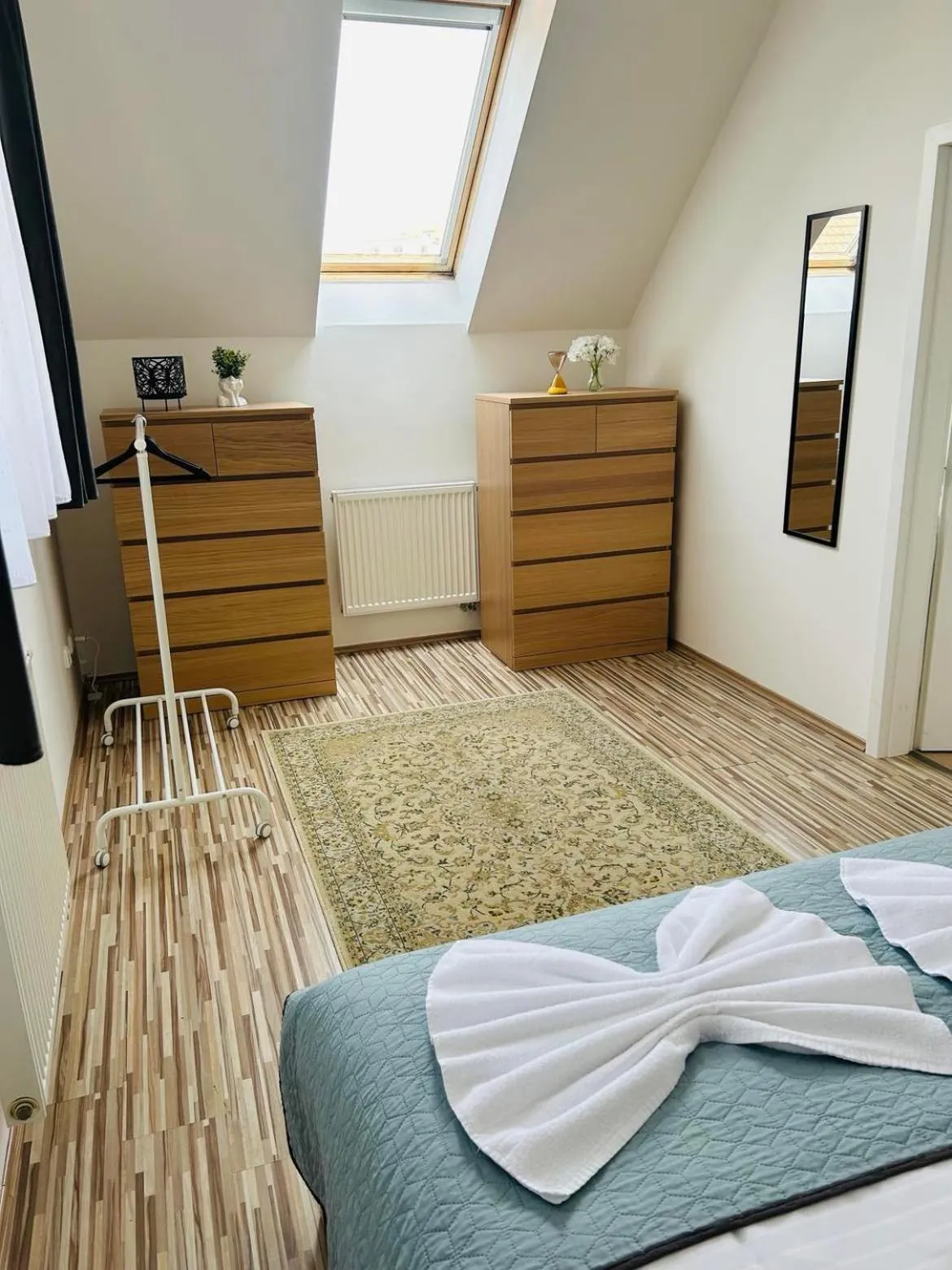 Bed in Hotel Vincent