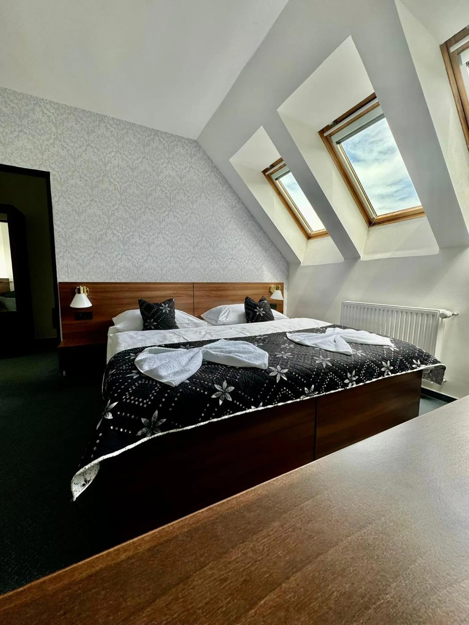 Bed in Hotel Vincent