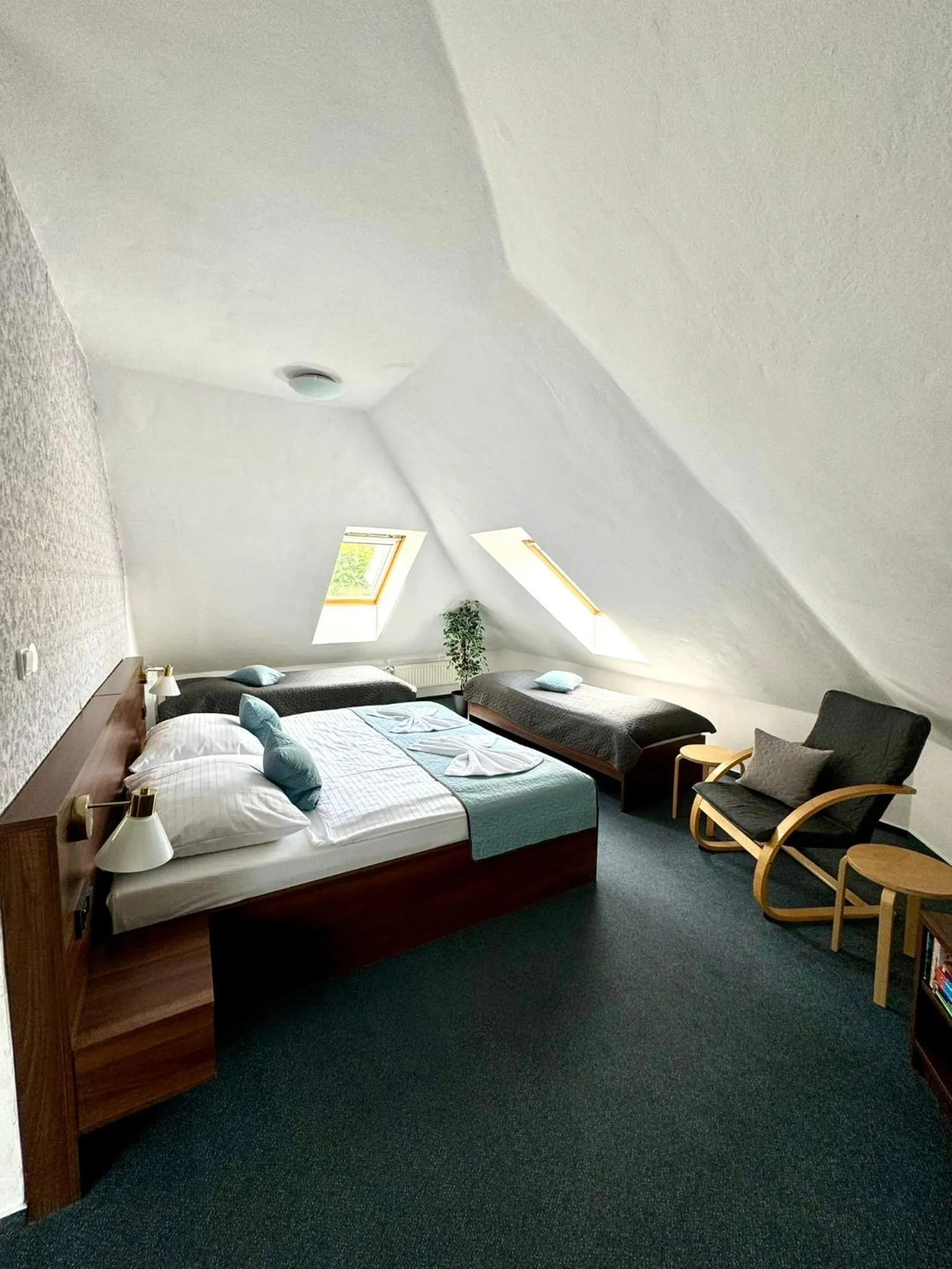 Bed in Hotel Vincent