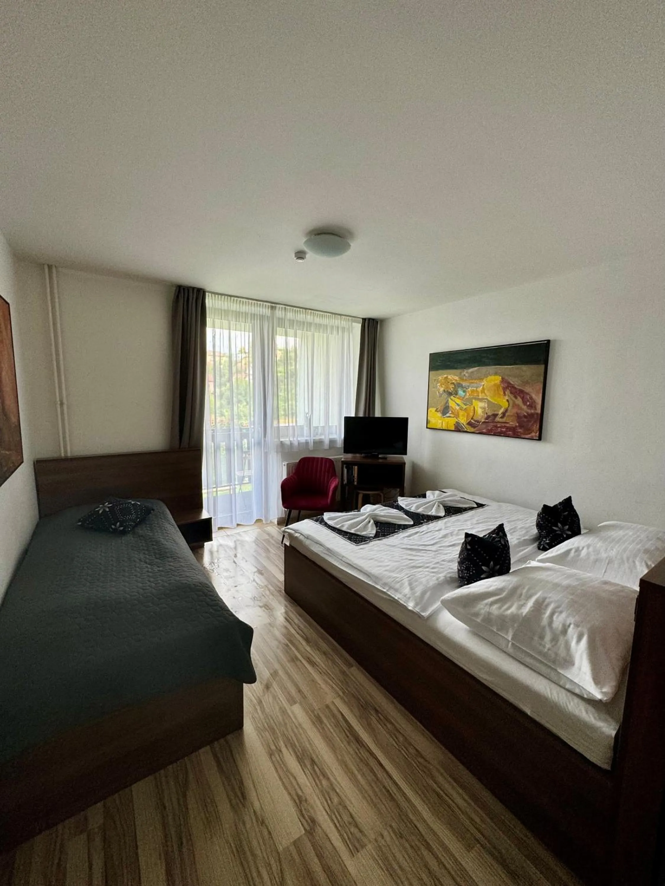 Bed in Hotel Vincent