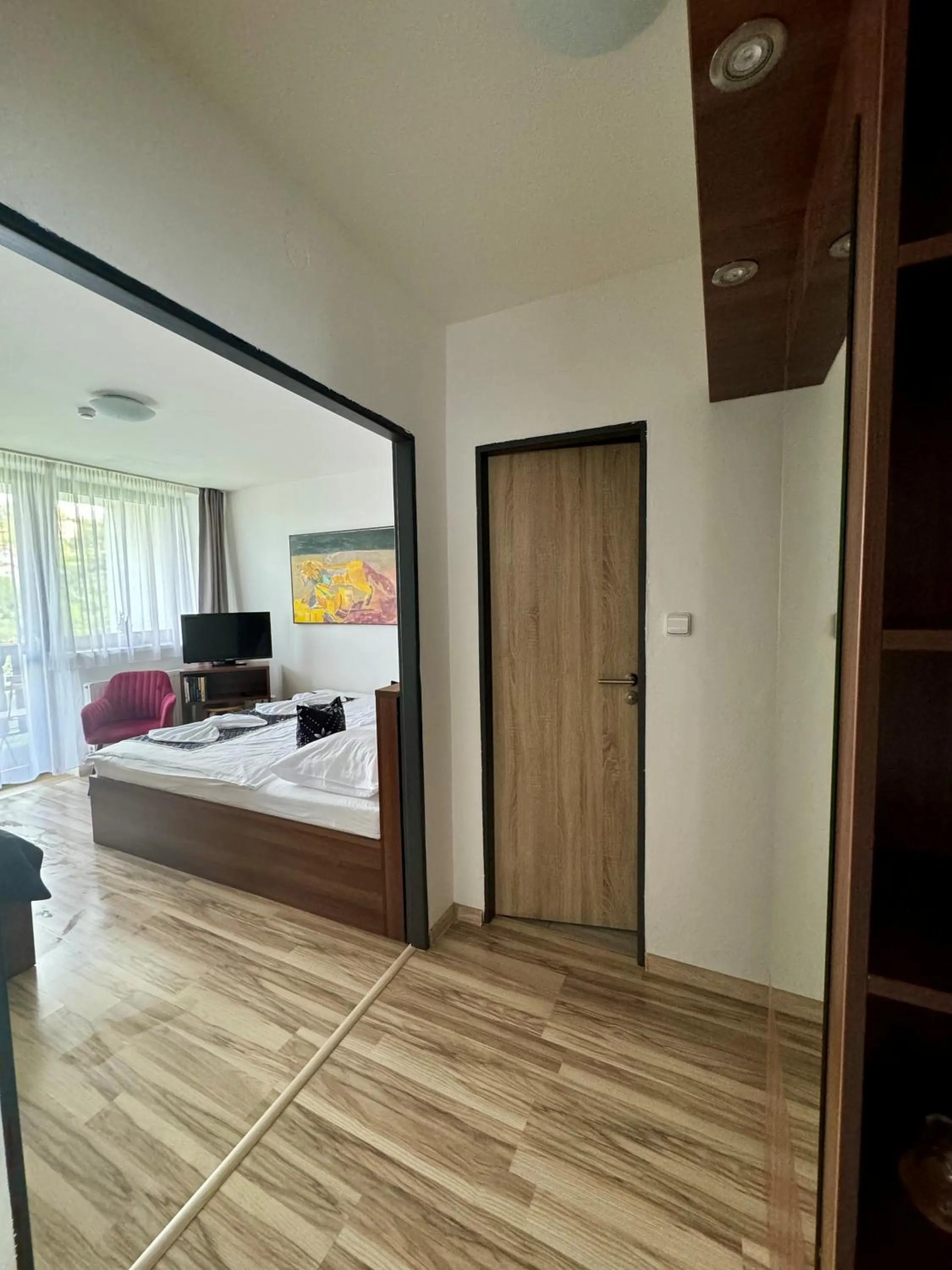 Bed in Hotel Vincent