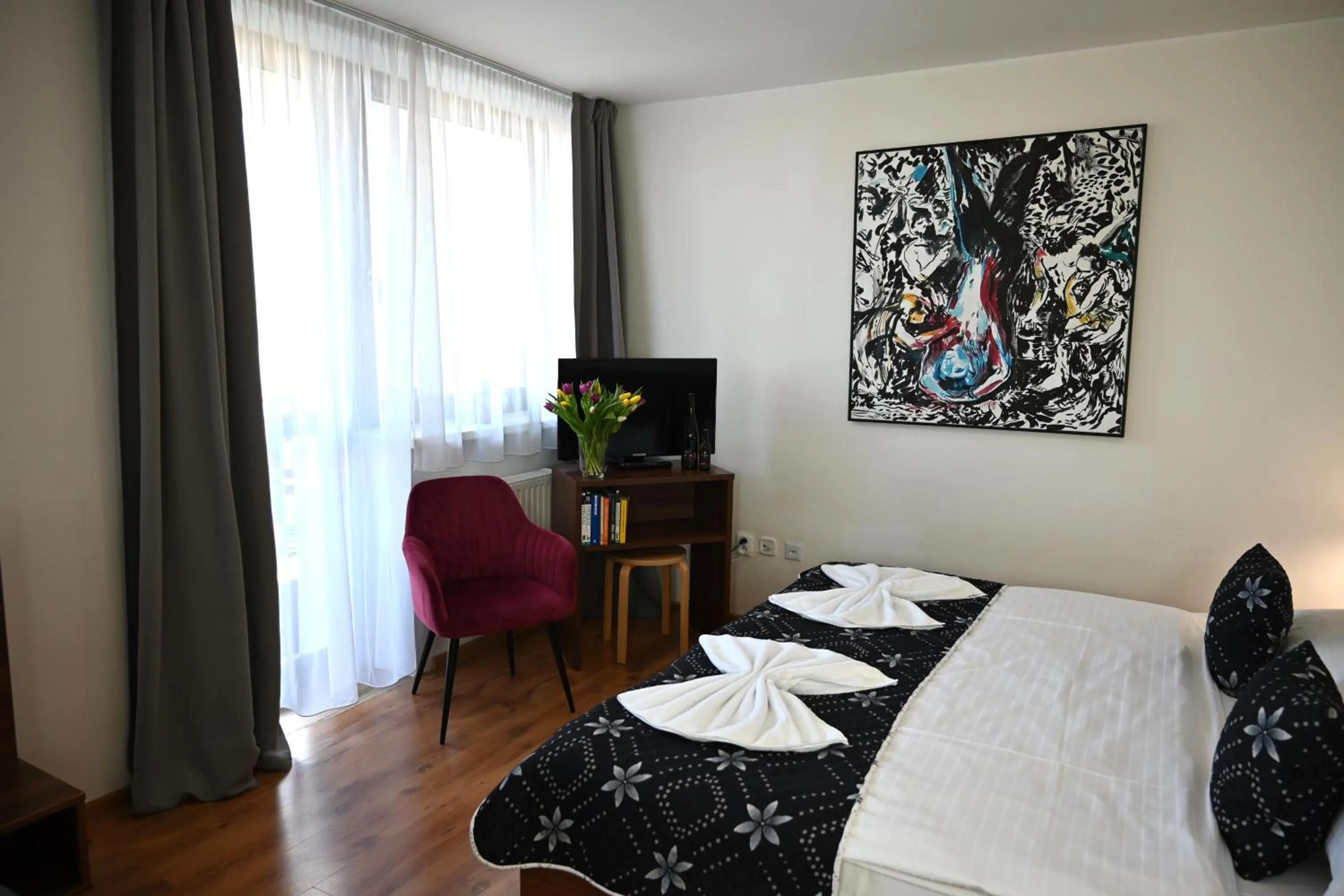 TV and multimedia, Bed in Hotel Vincent