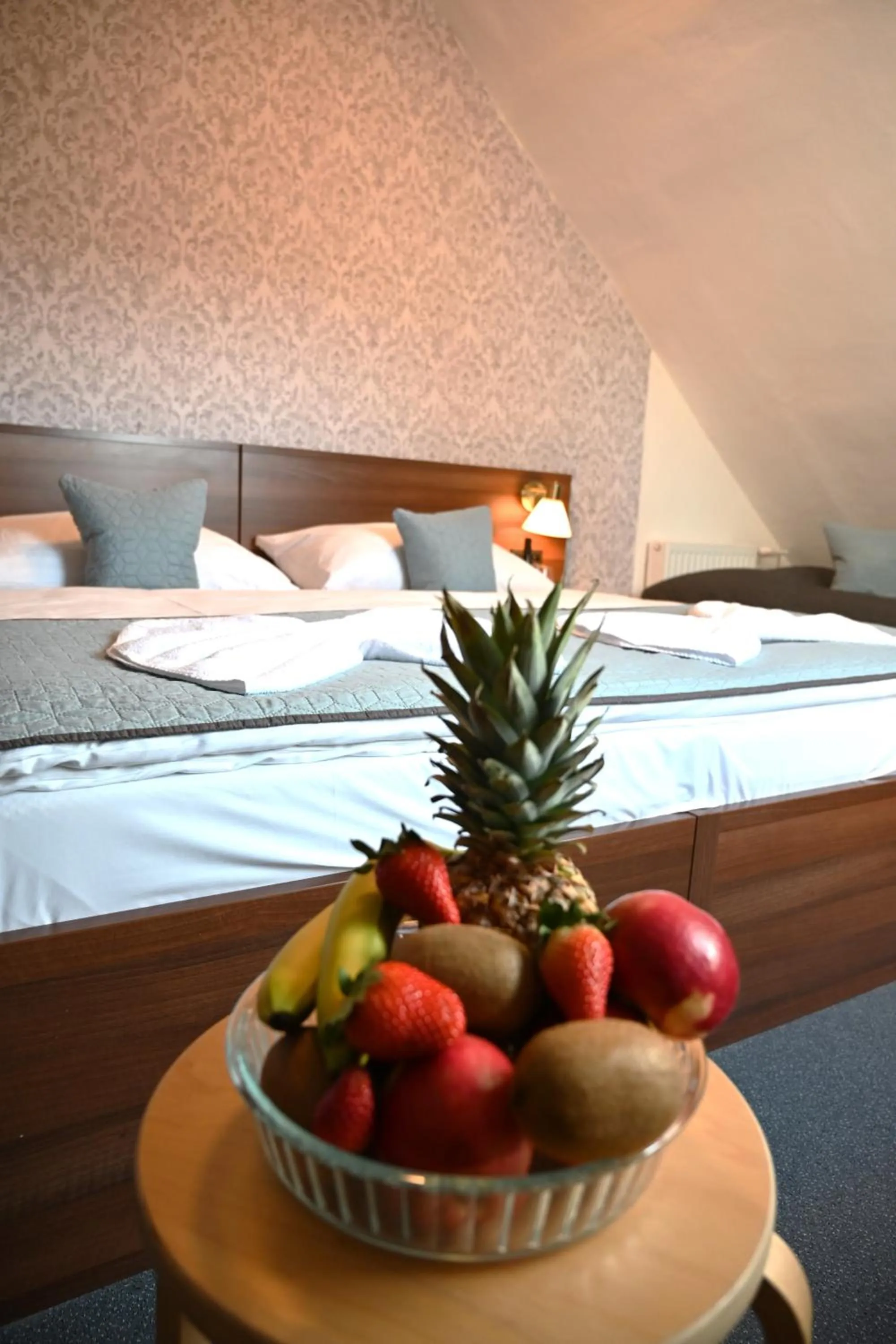 Bed in Hotel Vincent