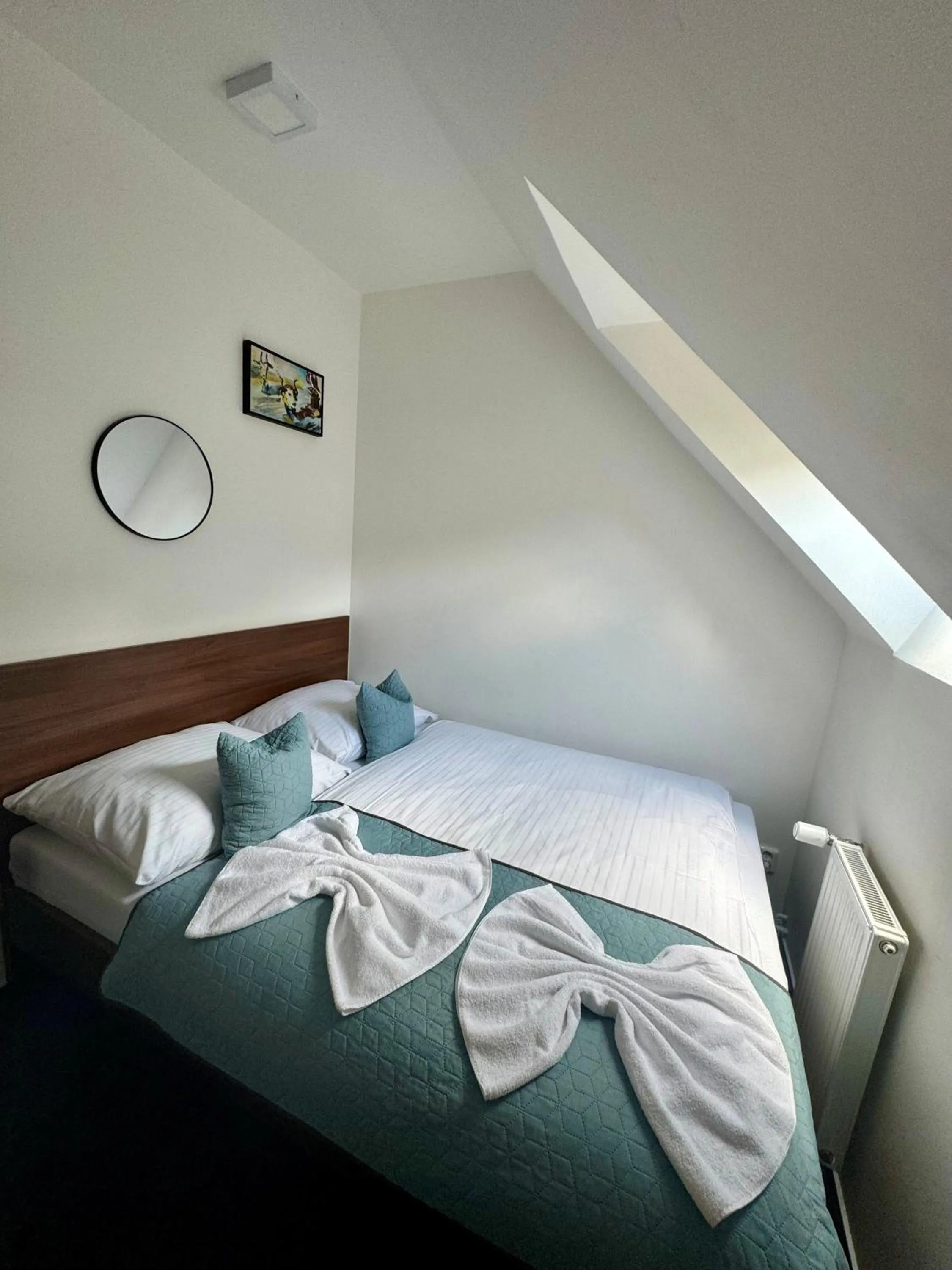 Bed in Hotel Vincent