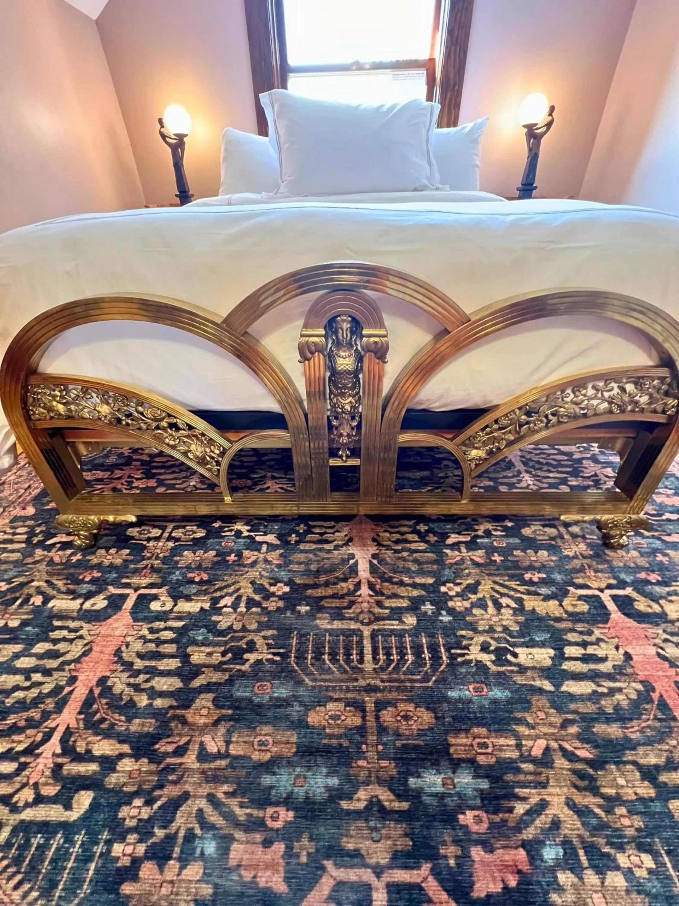 Bed in Martha's Bed and Breakfast