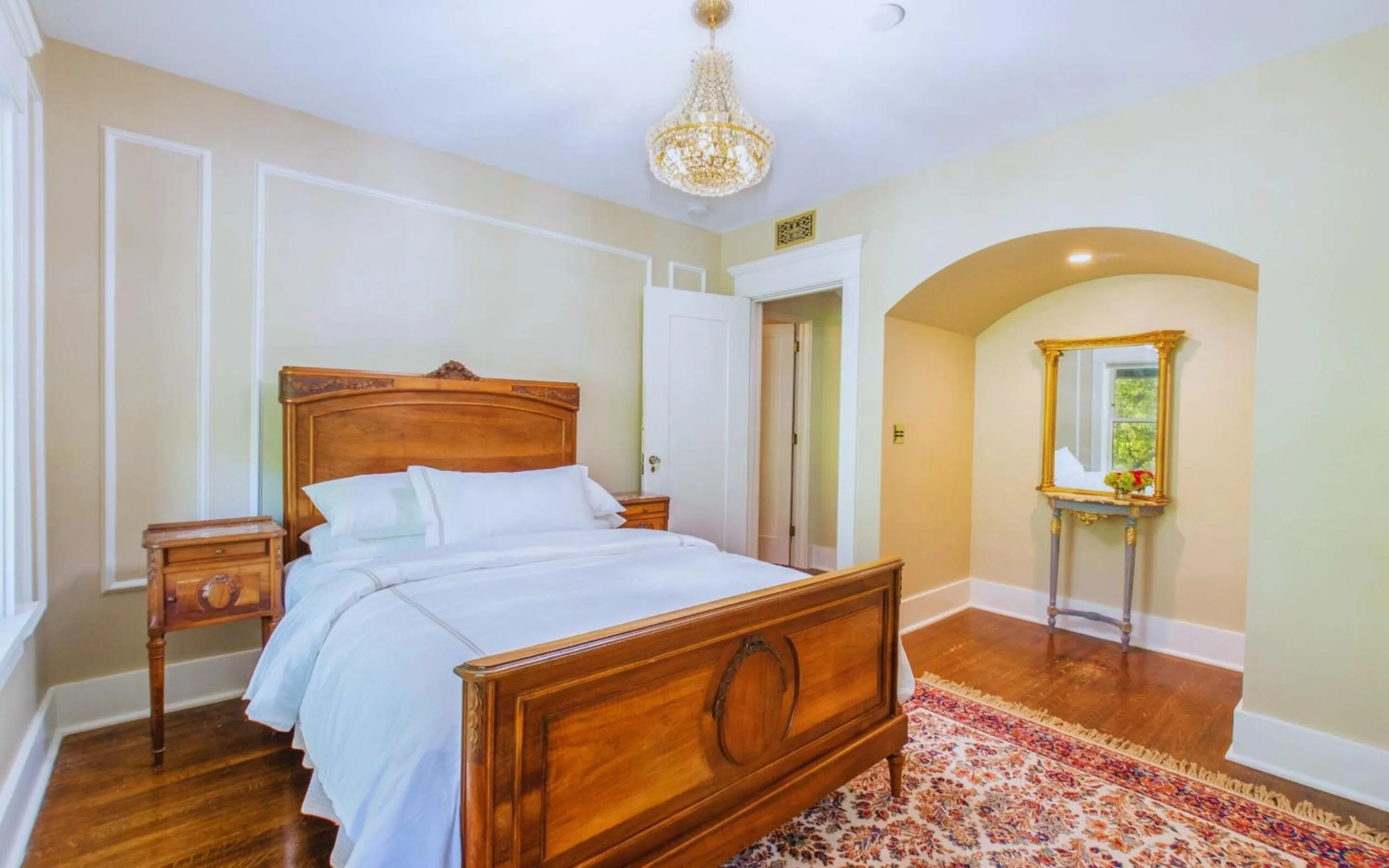 Bed in Martha's Bed and Breakfast