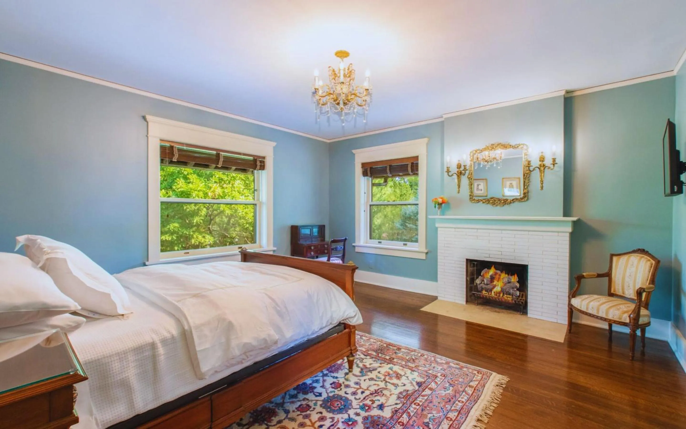 Bed in Martha's Bed and Breakfast