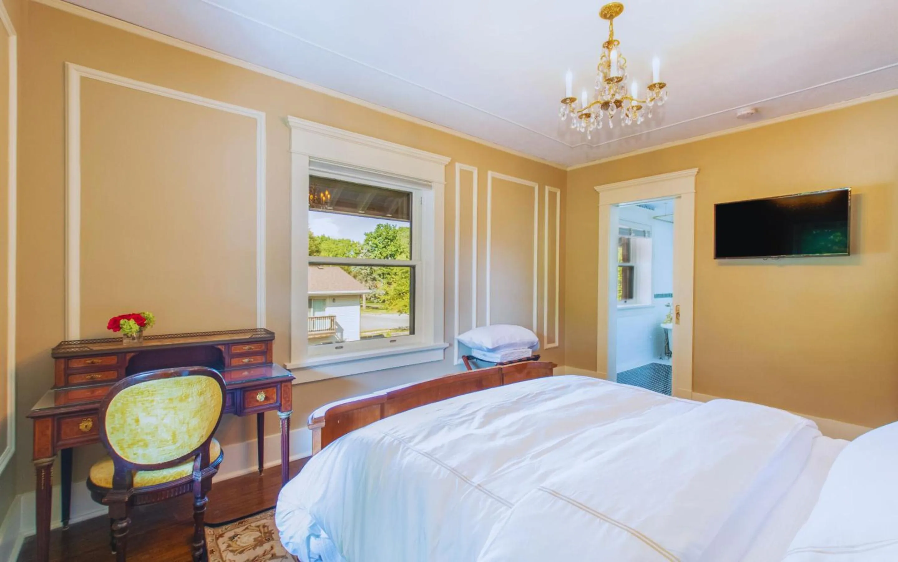 Bed in Martha's Bed and Breakfast