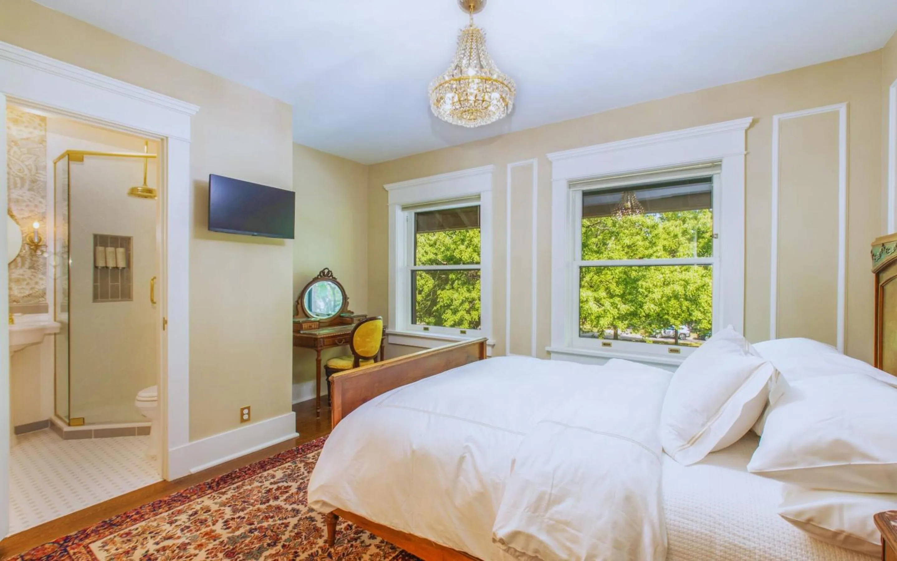 Bed in Martha's Bed and Breakfast