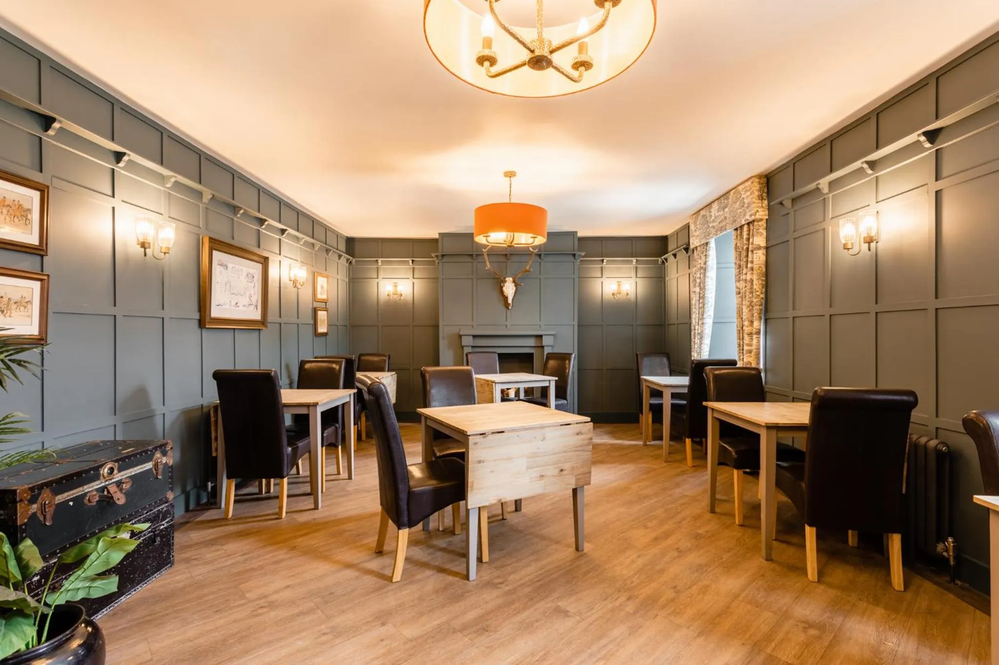 Dining area in The Percy Arms