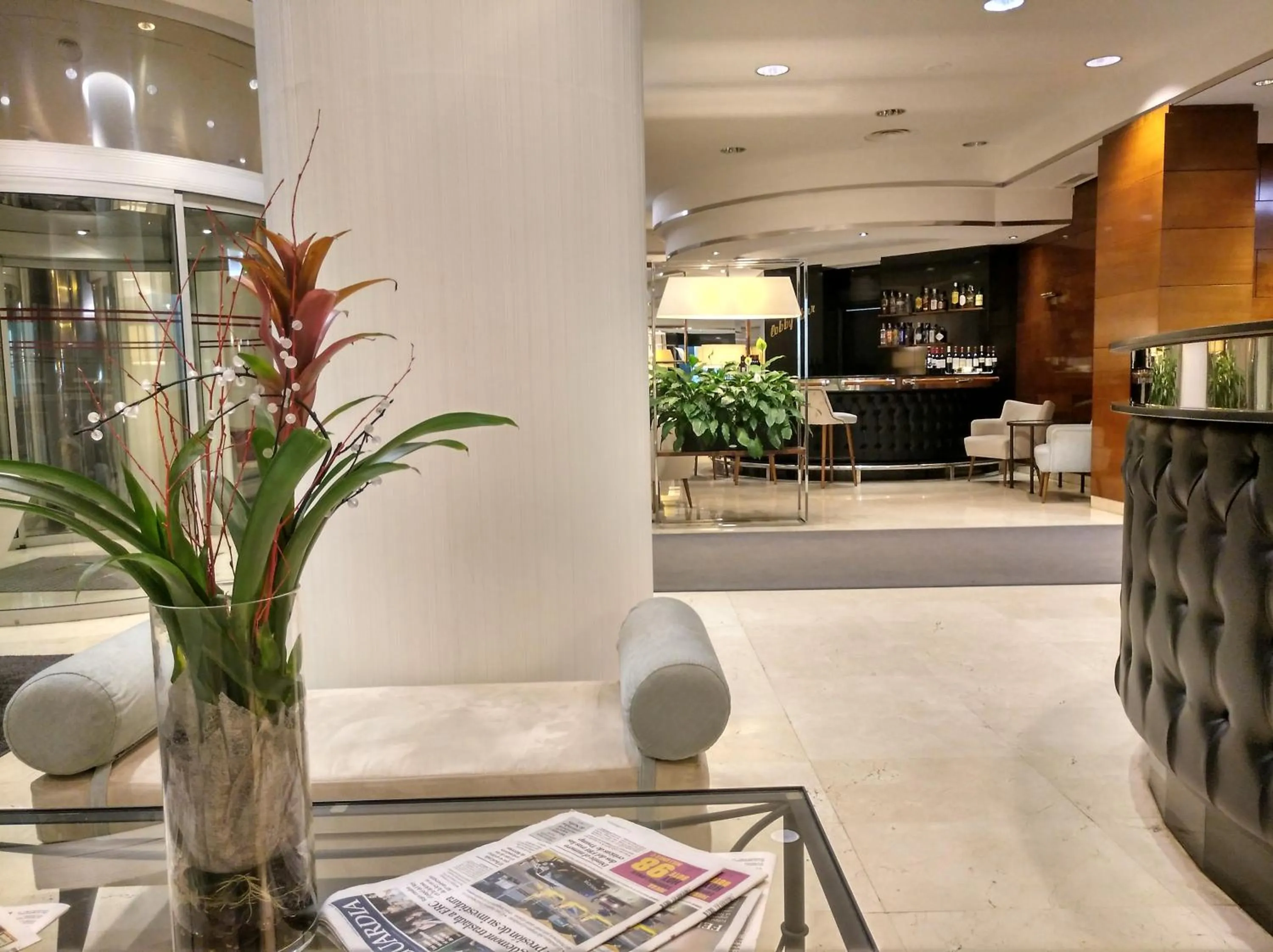 Lobby or reception in Hotel Gran Via