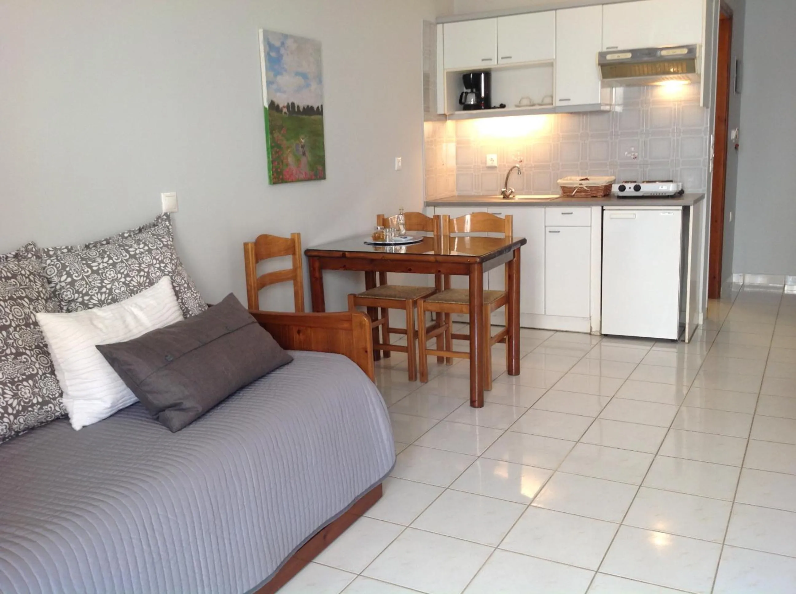 Kitchen or kitchenette in Asterias Studios & Apartments