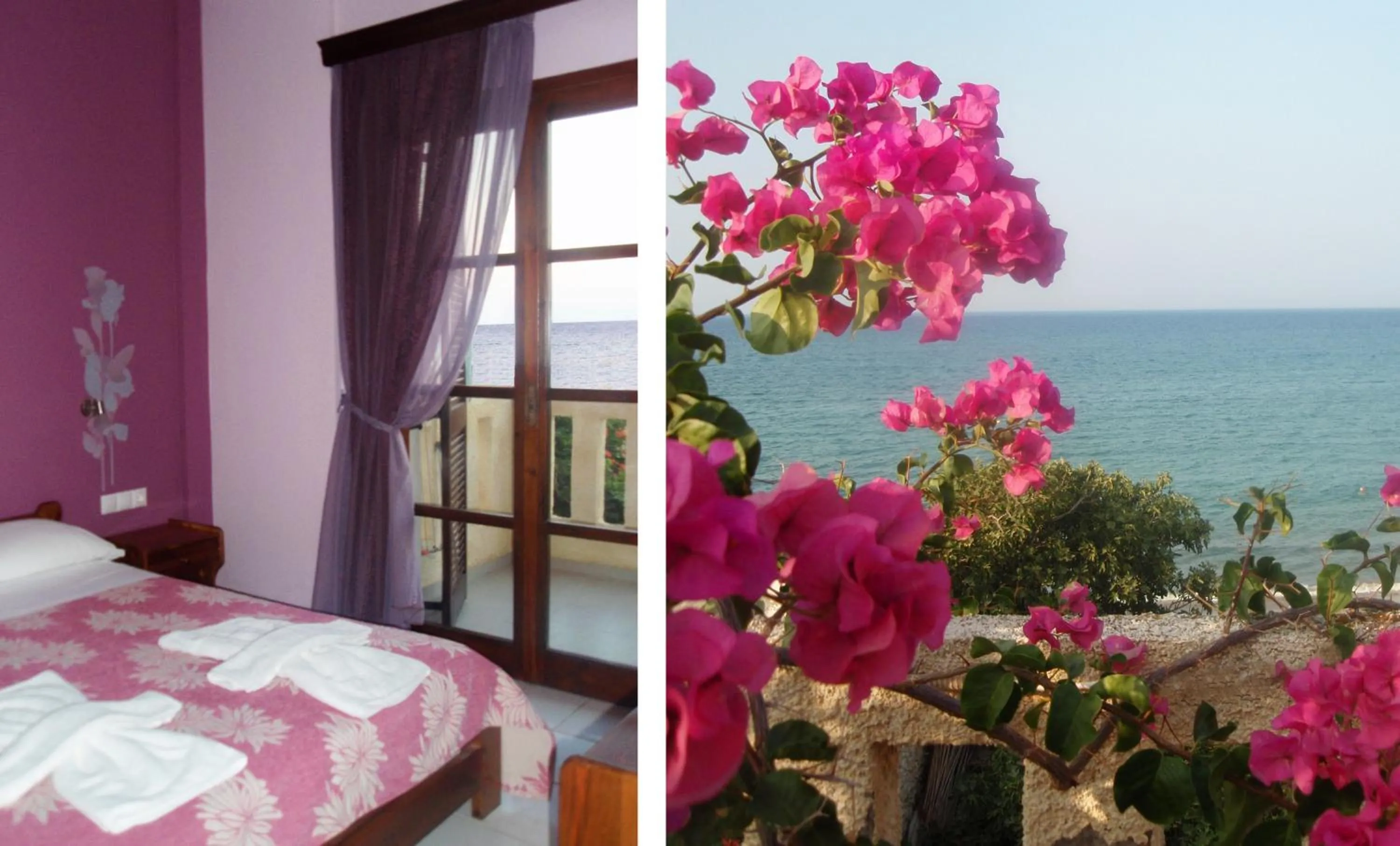 View (from property/room), Bed in Asterias Studios & Apartments