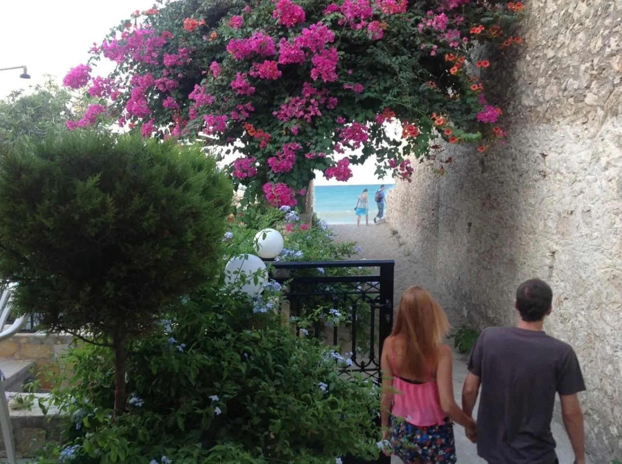 Garden in Asterias Studios & Apartments