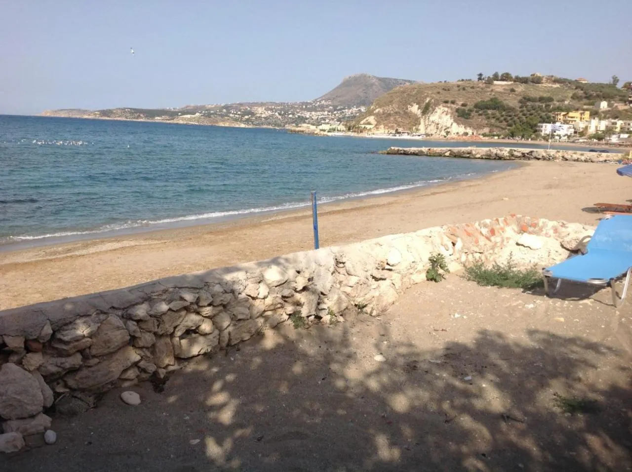 Beach in Asterias Studios & Apartments