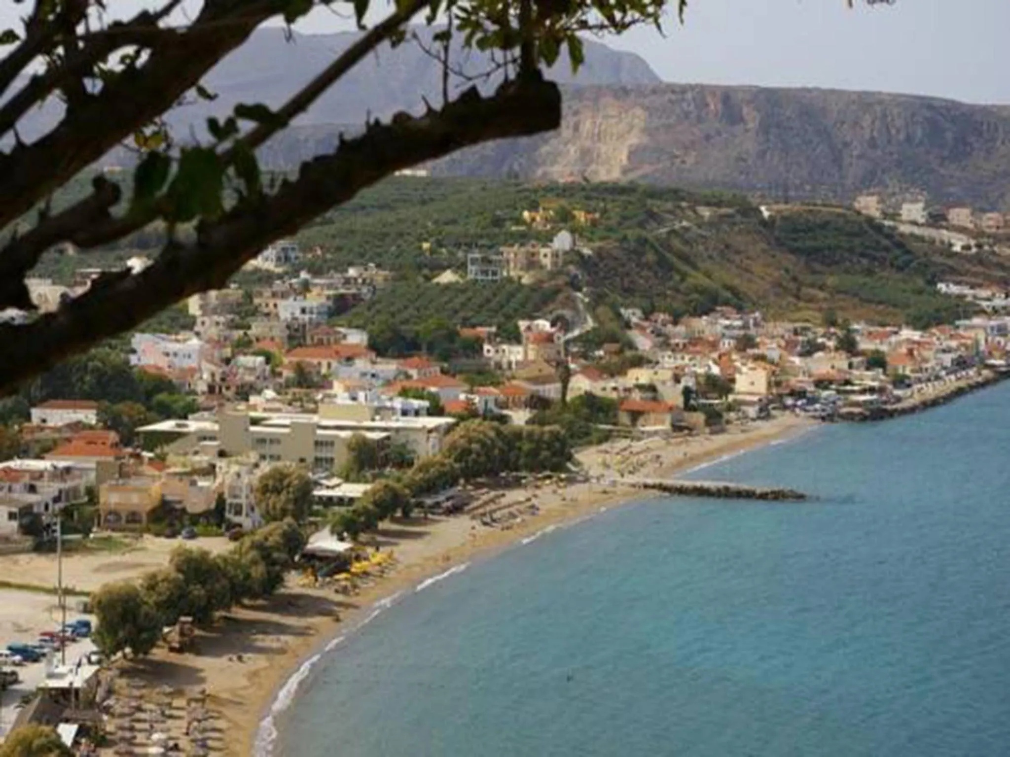 Beach in Asterias Studios & Apartments