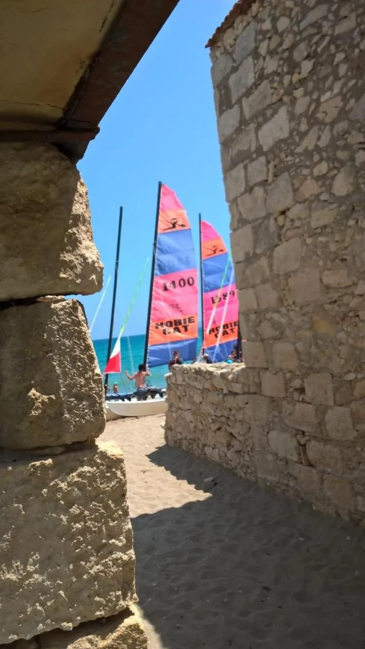 Beach in Asterias Studios & Apartments