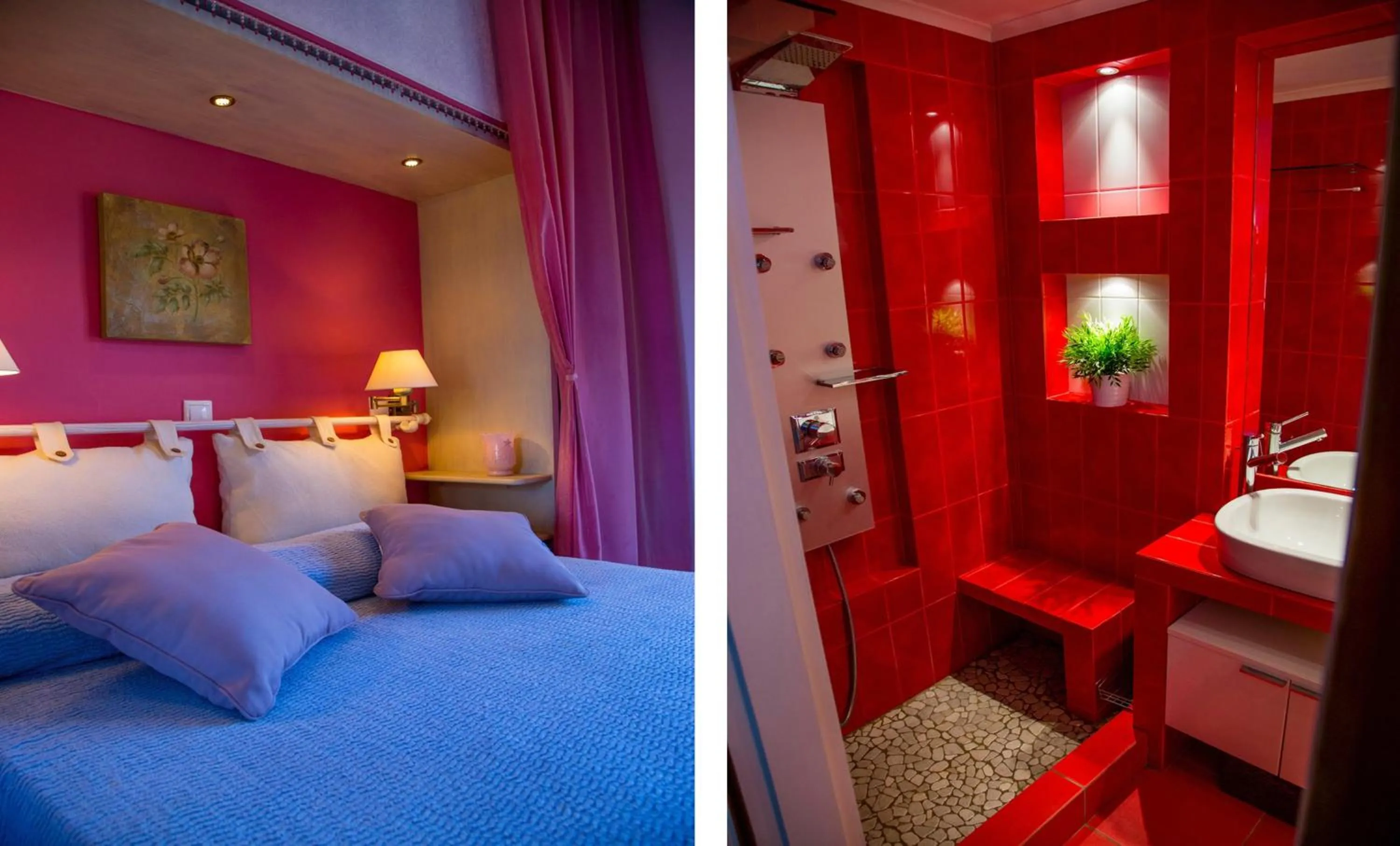 Shower, Bed in Asterias Studios & Apartments