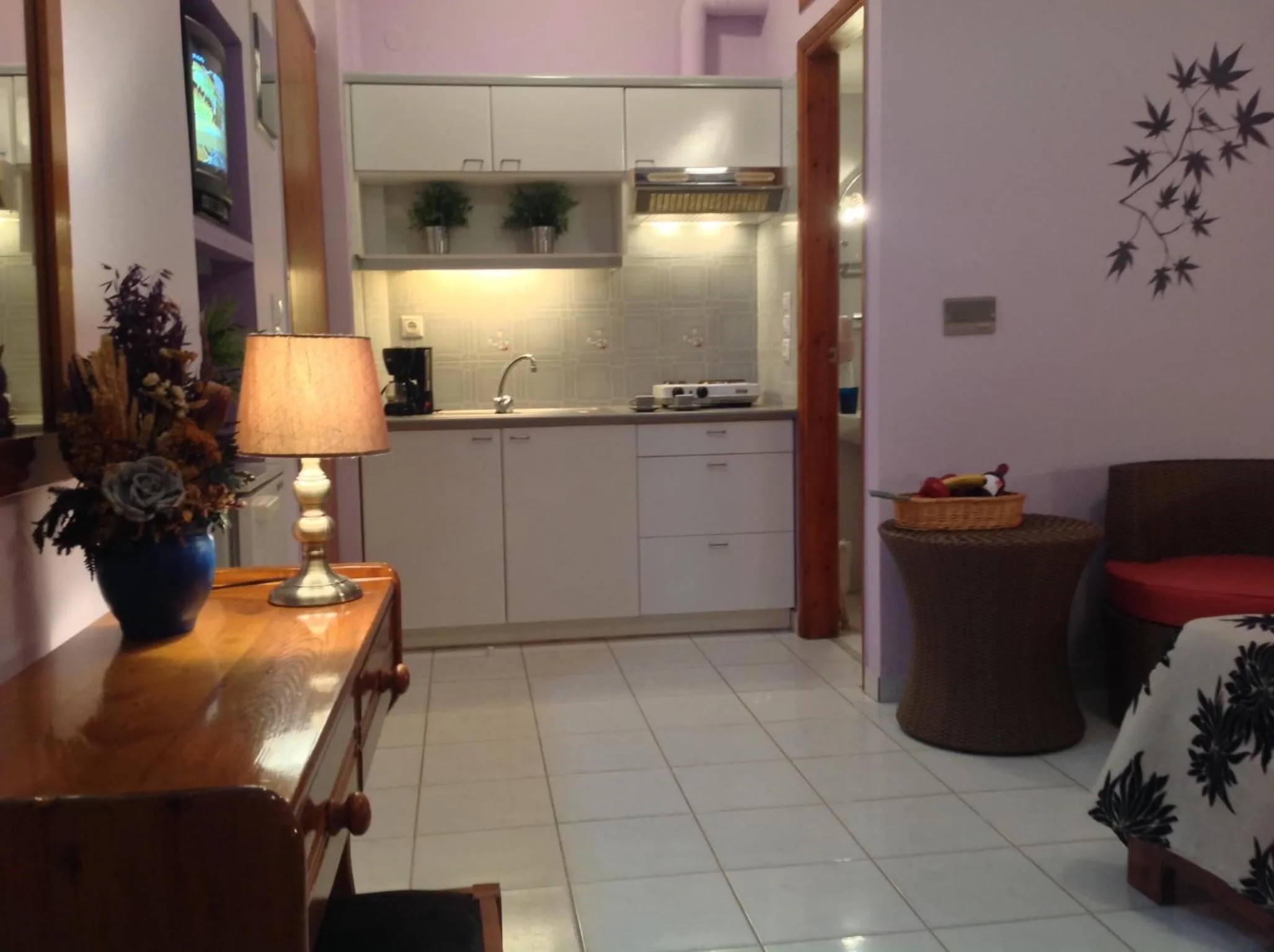 Kitchen or kitchenette in Asterias Studios & Apartments