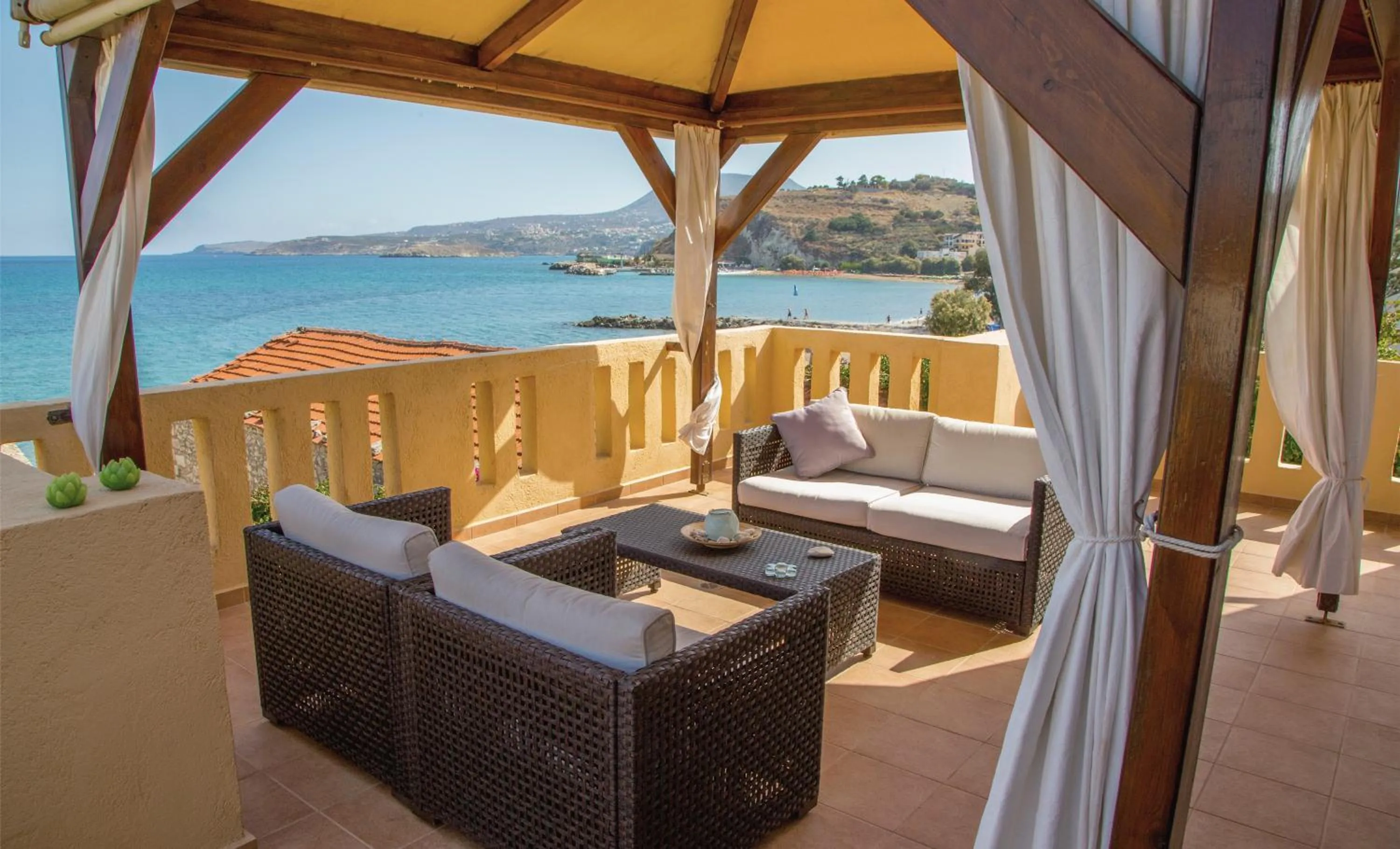Seating area in Asterias Studios & Apartments