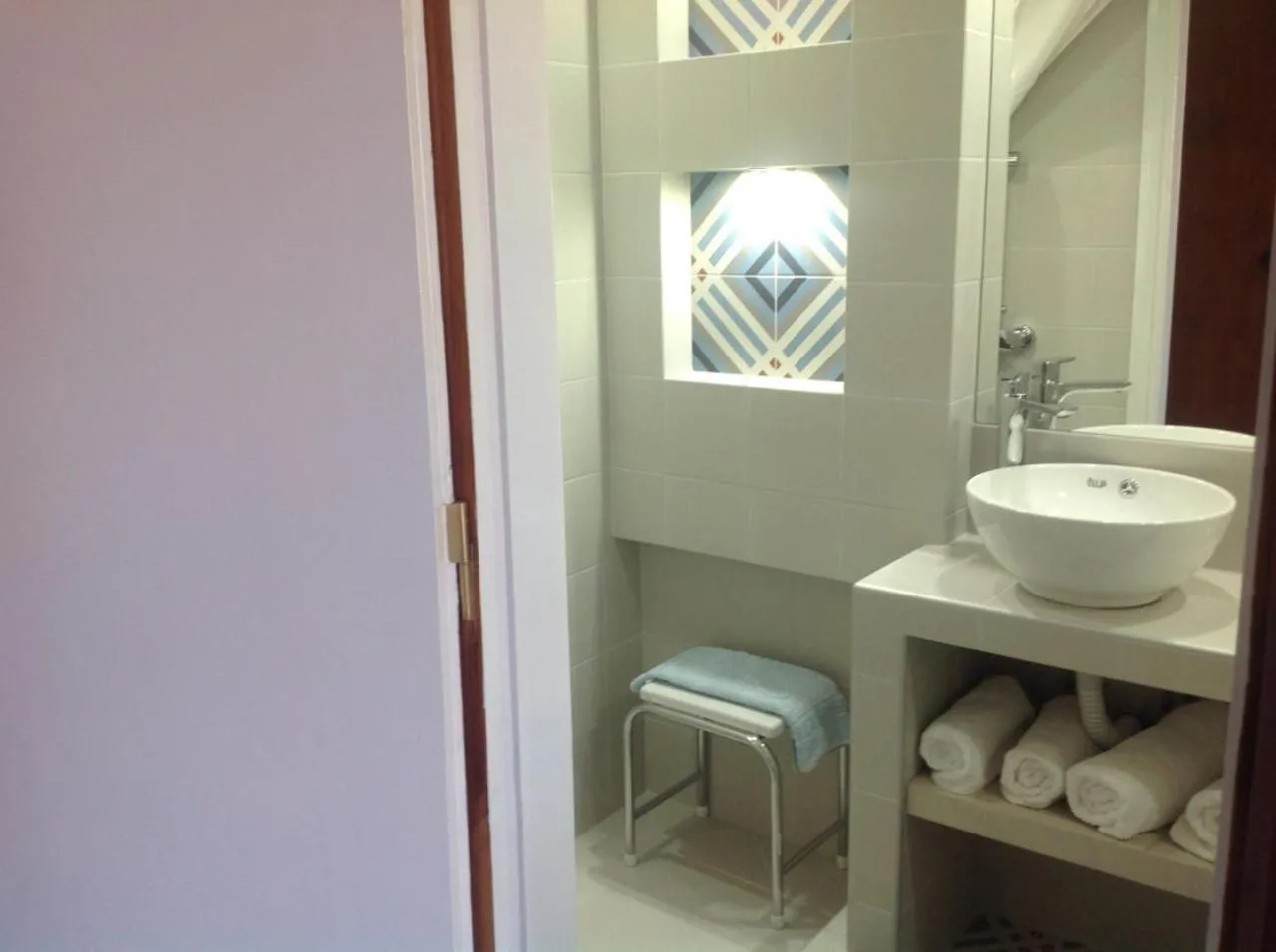 Bathroom in Asterias Studios & Apartments