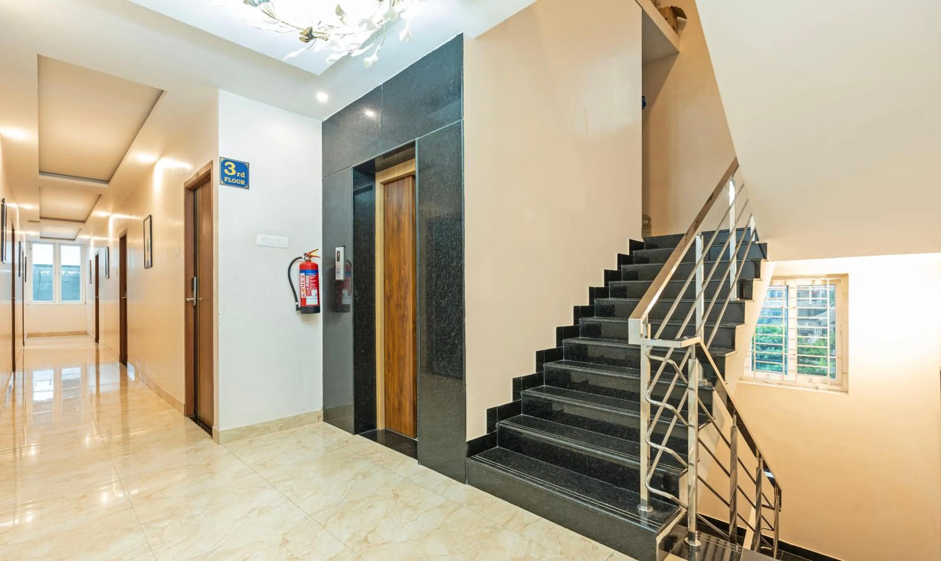 elevator in Treebo Elite Inn