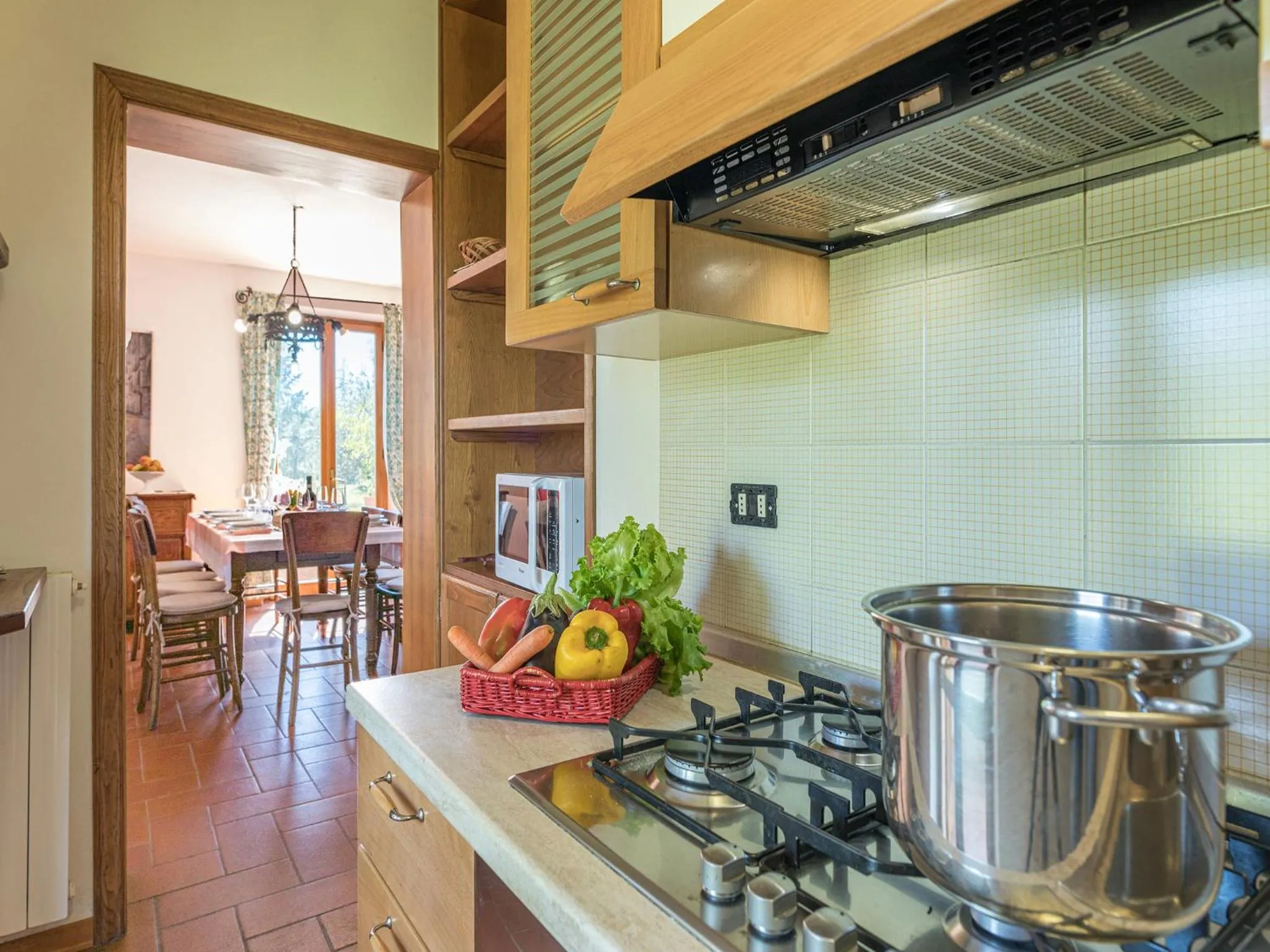 Kitchen or kitchenette in Casa vacanze Il Poggetto