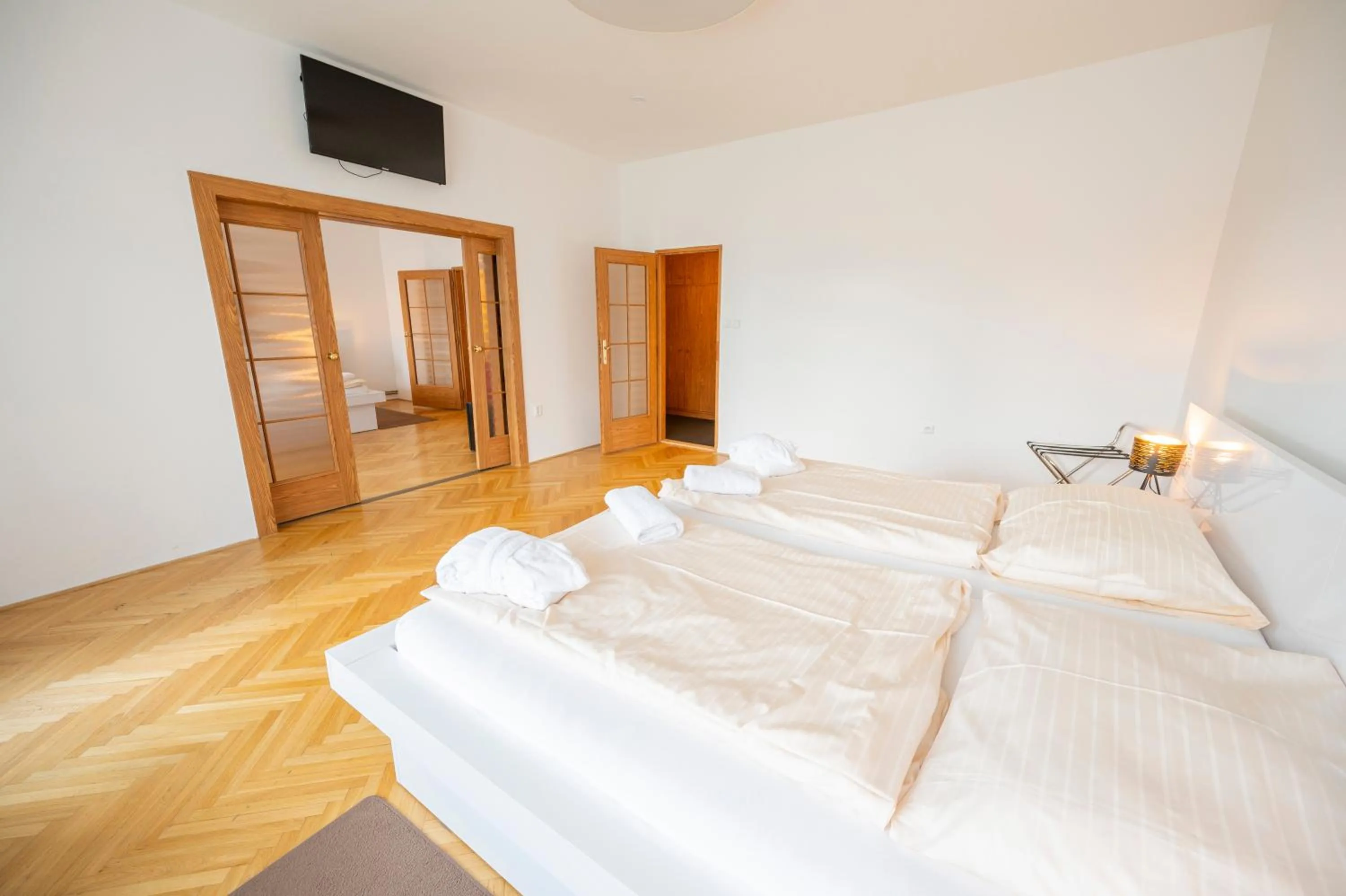 Bed in Wellness Hotel Orlík