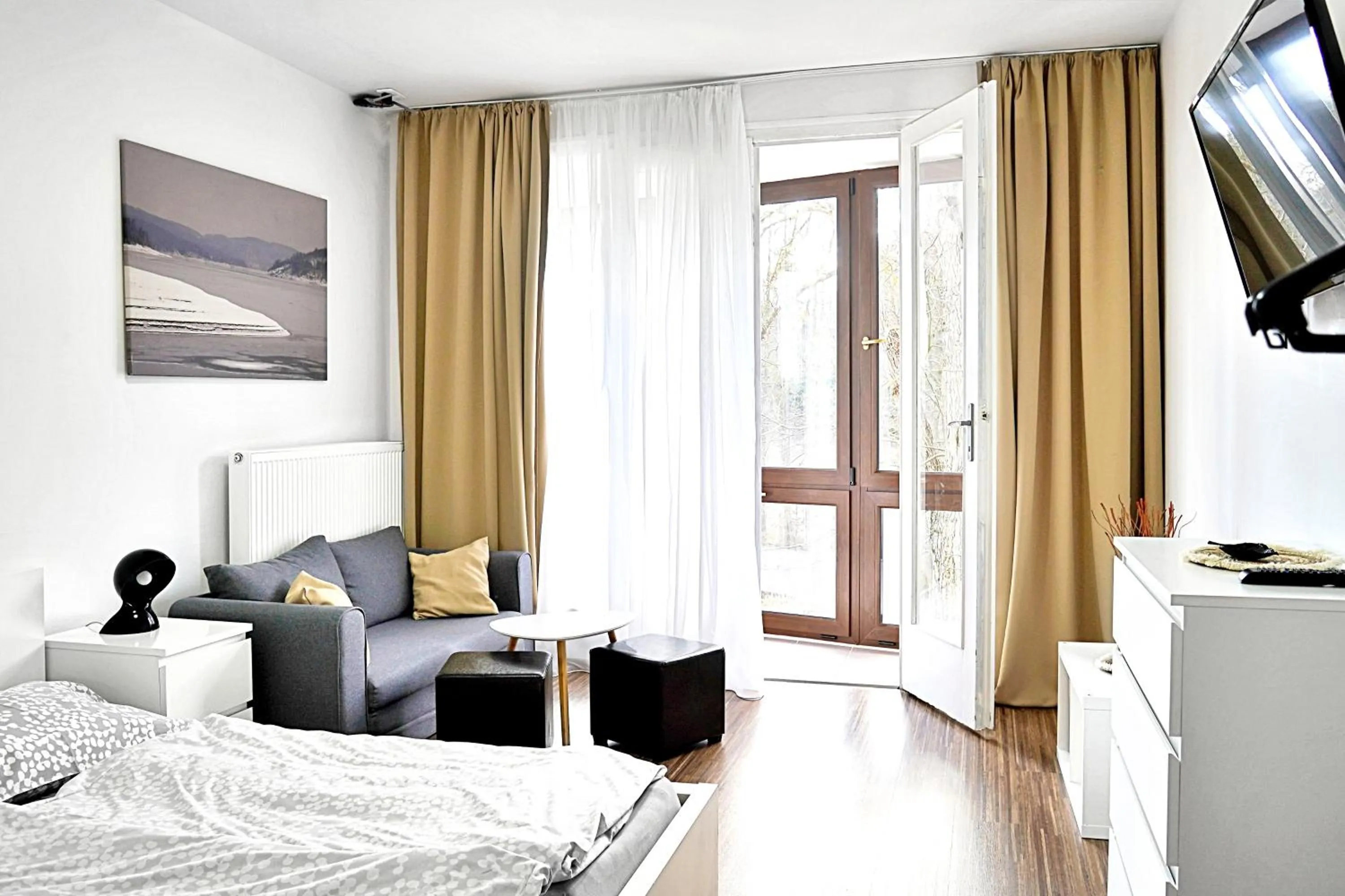 Bed in Wellness Hotel Orlík