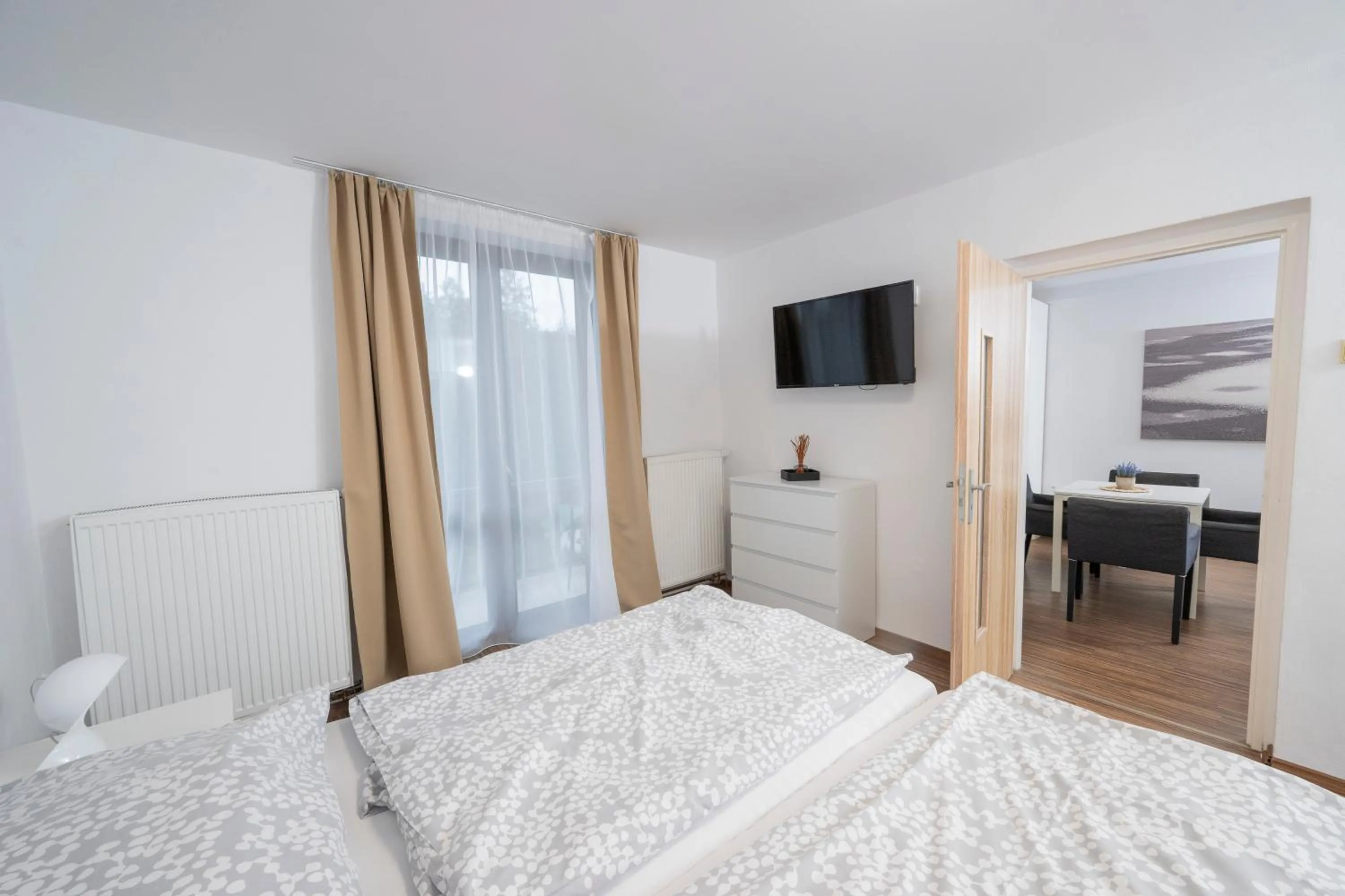 Bed in Wellness Hotel Orlík