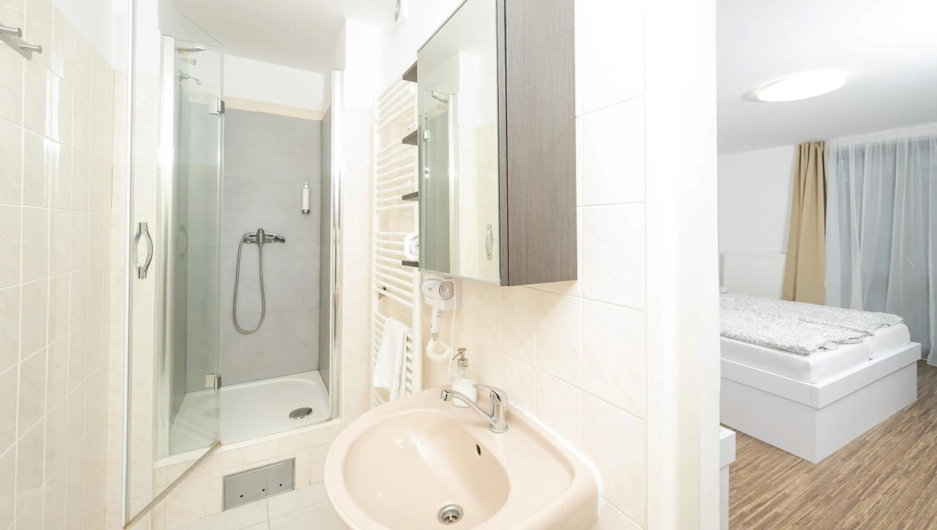 Bed in Wellness Hotel Orlík