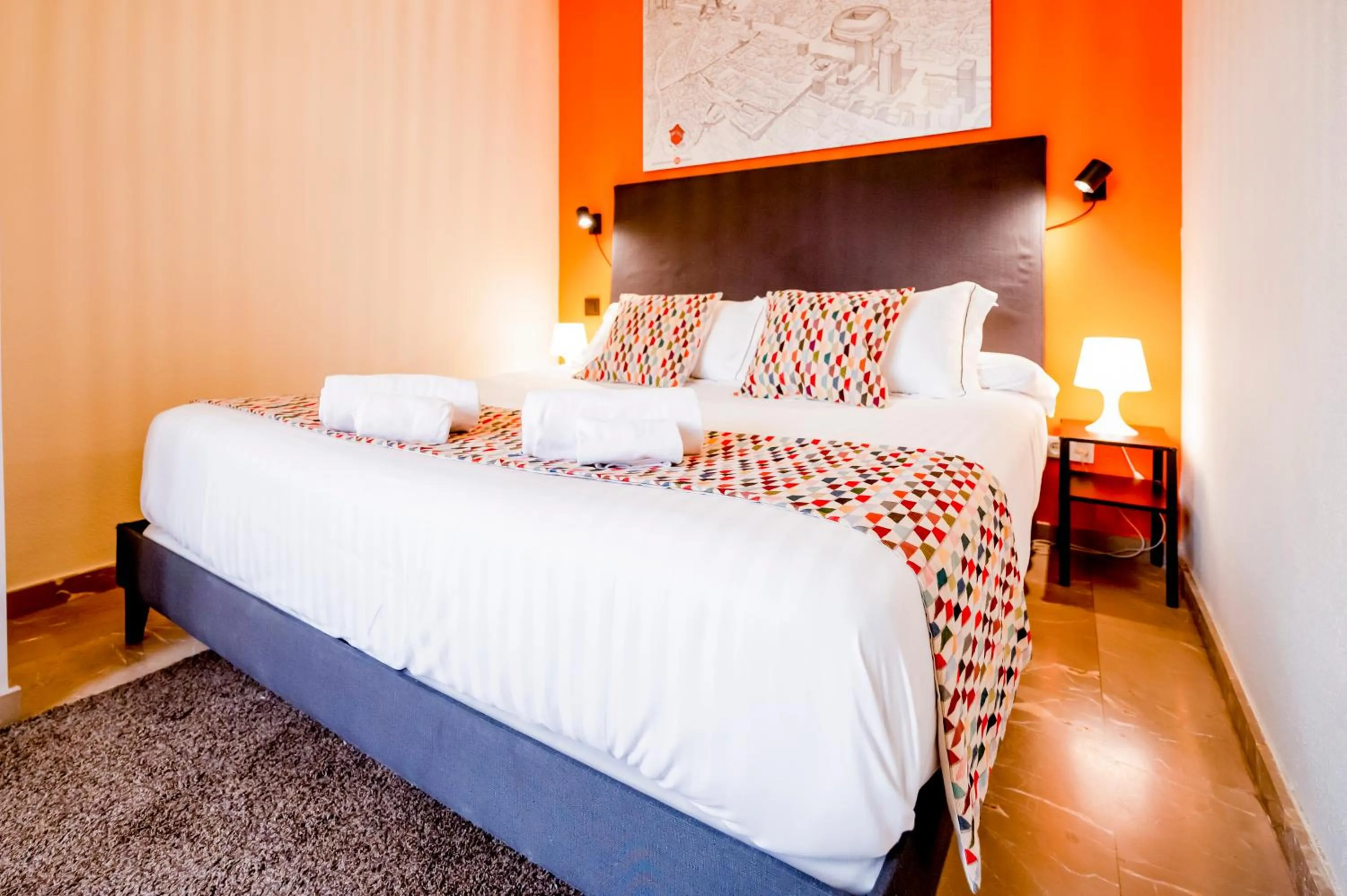 Bed in Apartamentos G3 Galeon