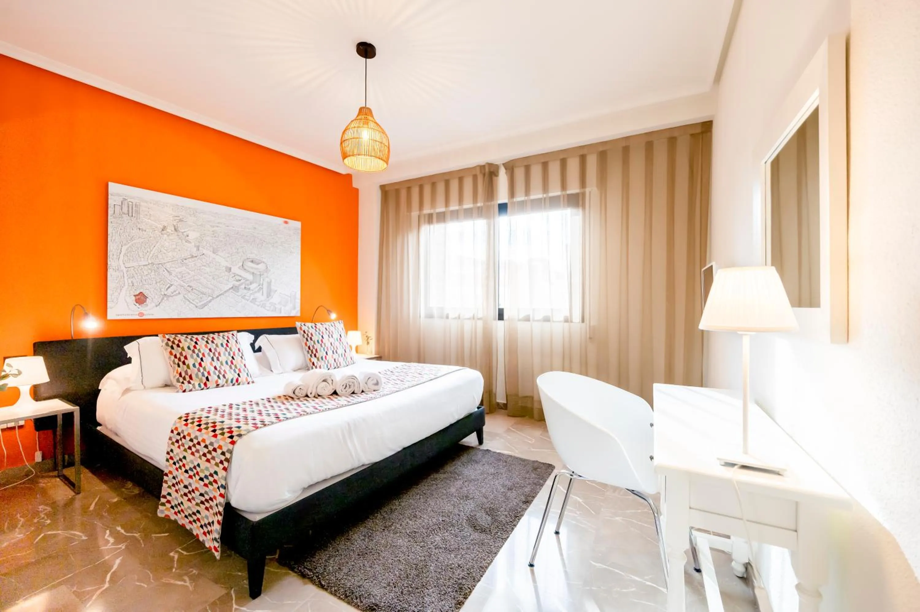 Bed in Apartamentos G3 Galeon