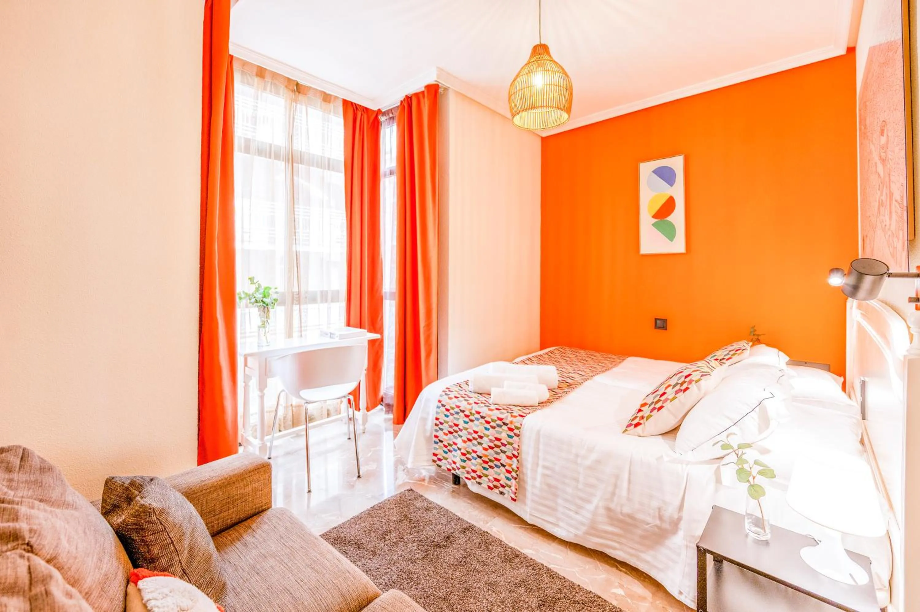 Bed in Apartamentos G3 Galeon