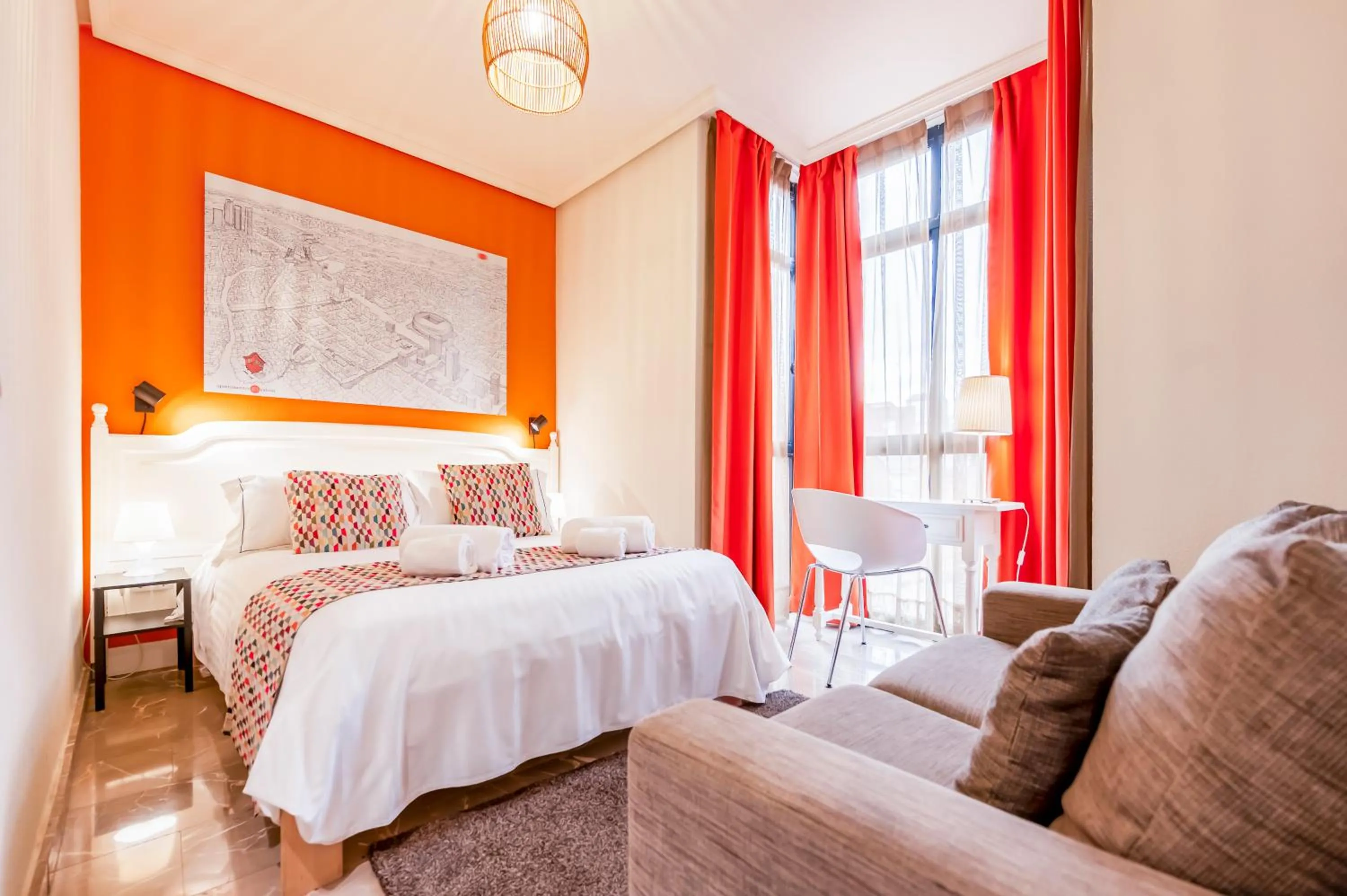 Bed in Apartamentos G3 Galeon