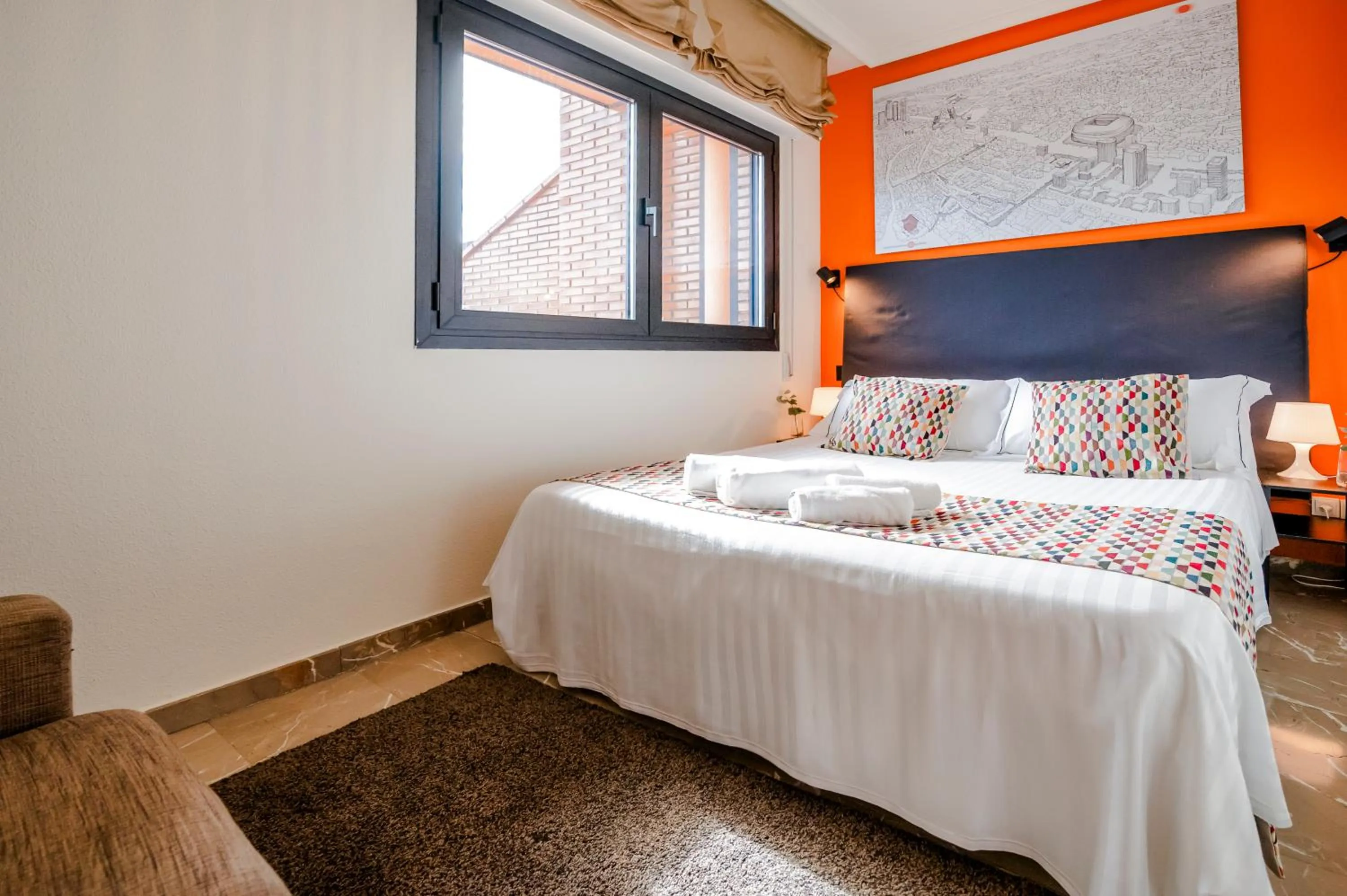 Bed in Apartamentos G3 Galeon