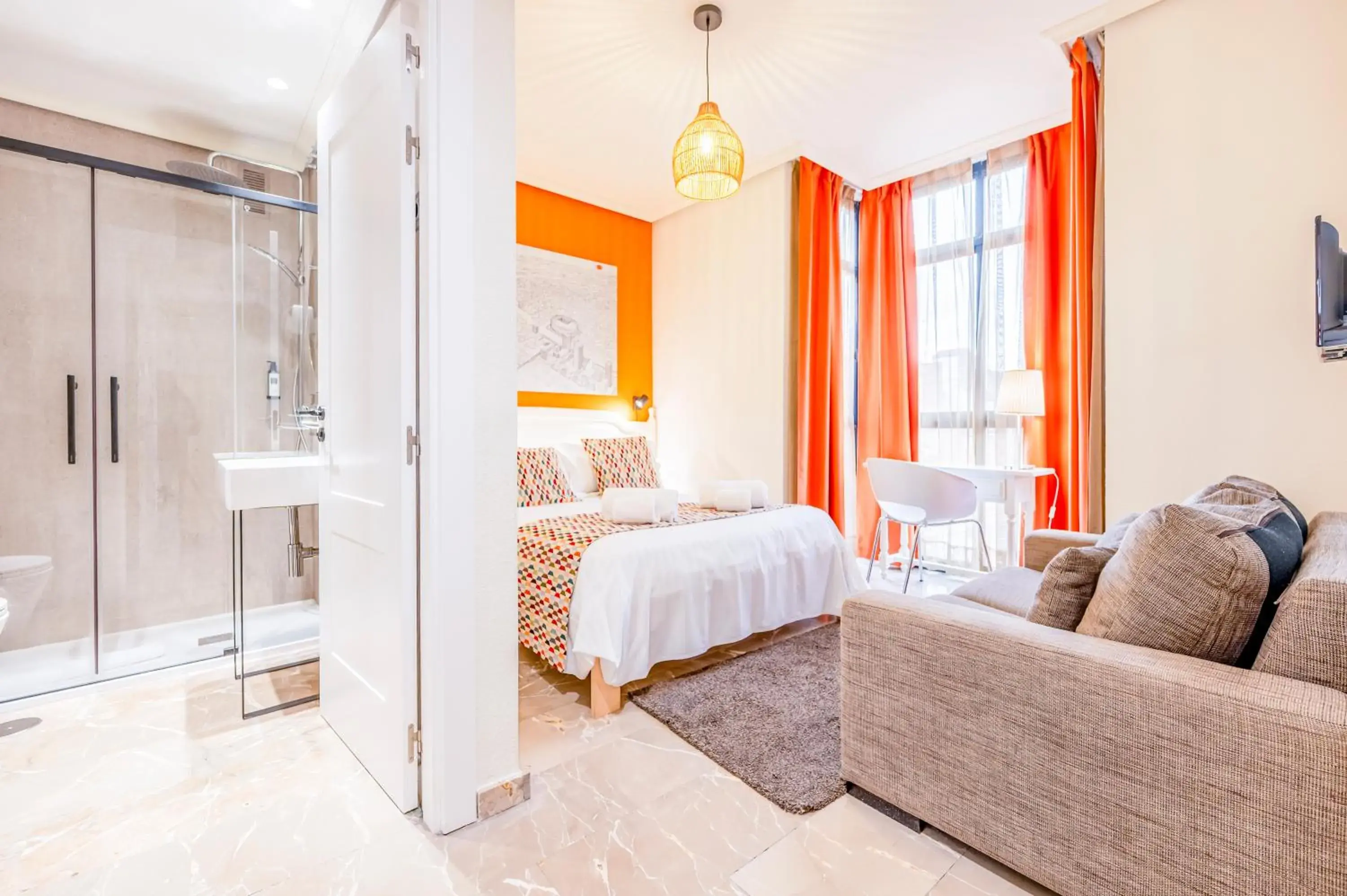 Bed in Apartamentos G3 Galeon Bed in Apartamentos G3 Galeon