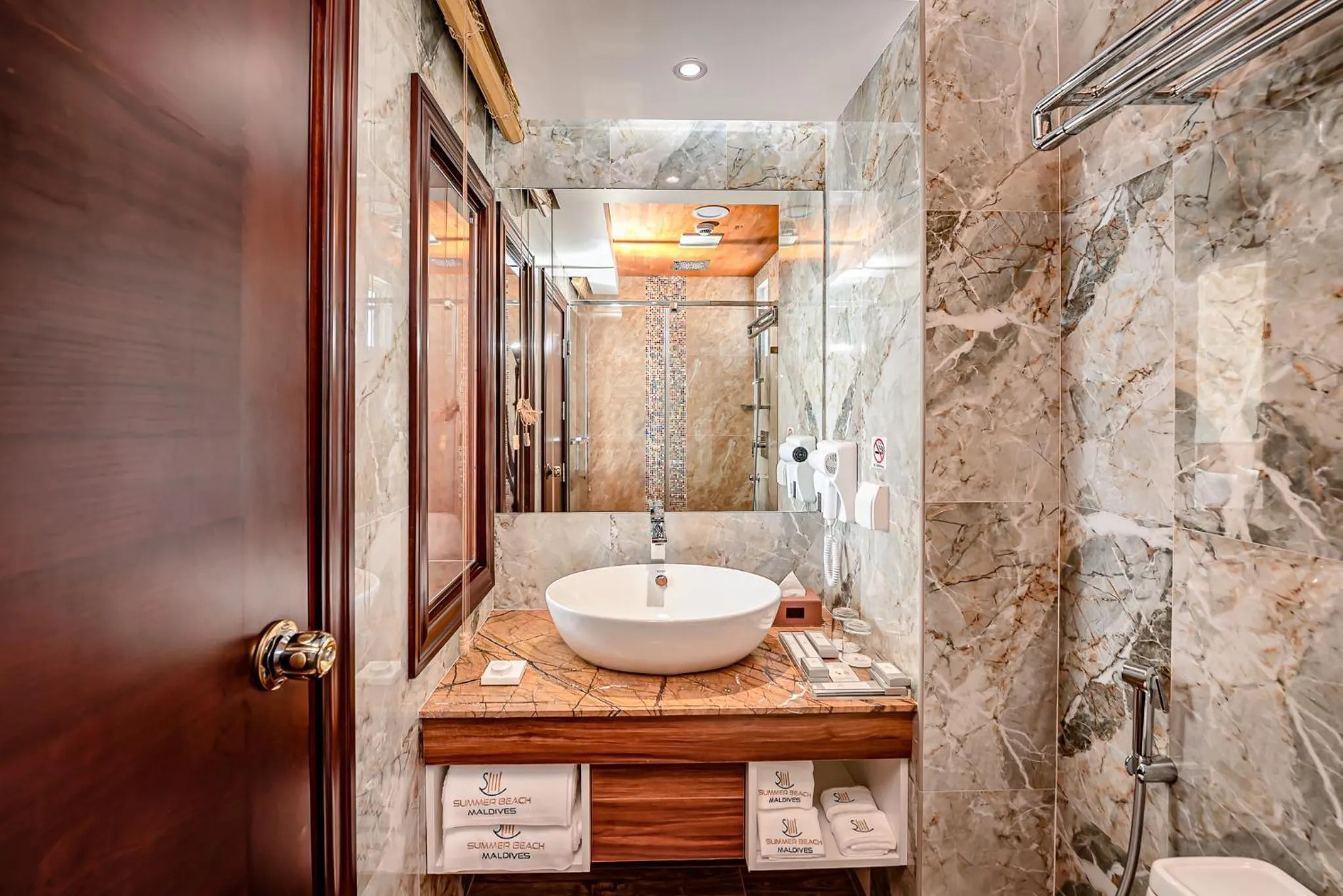 Shower in Summer Beach Maldives