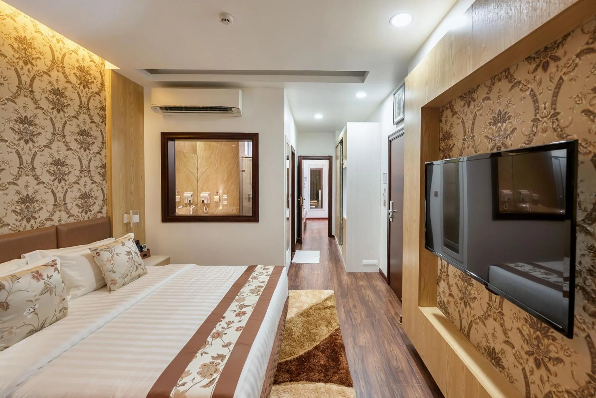 Bed in Summer Beach Maldives