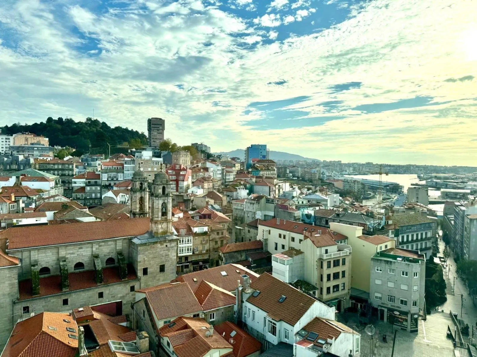 Bird's eye view in Hotel Bahía de Vigo