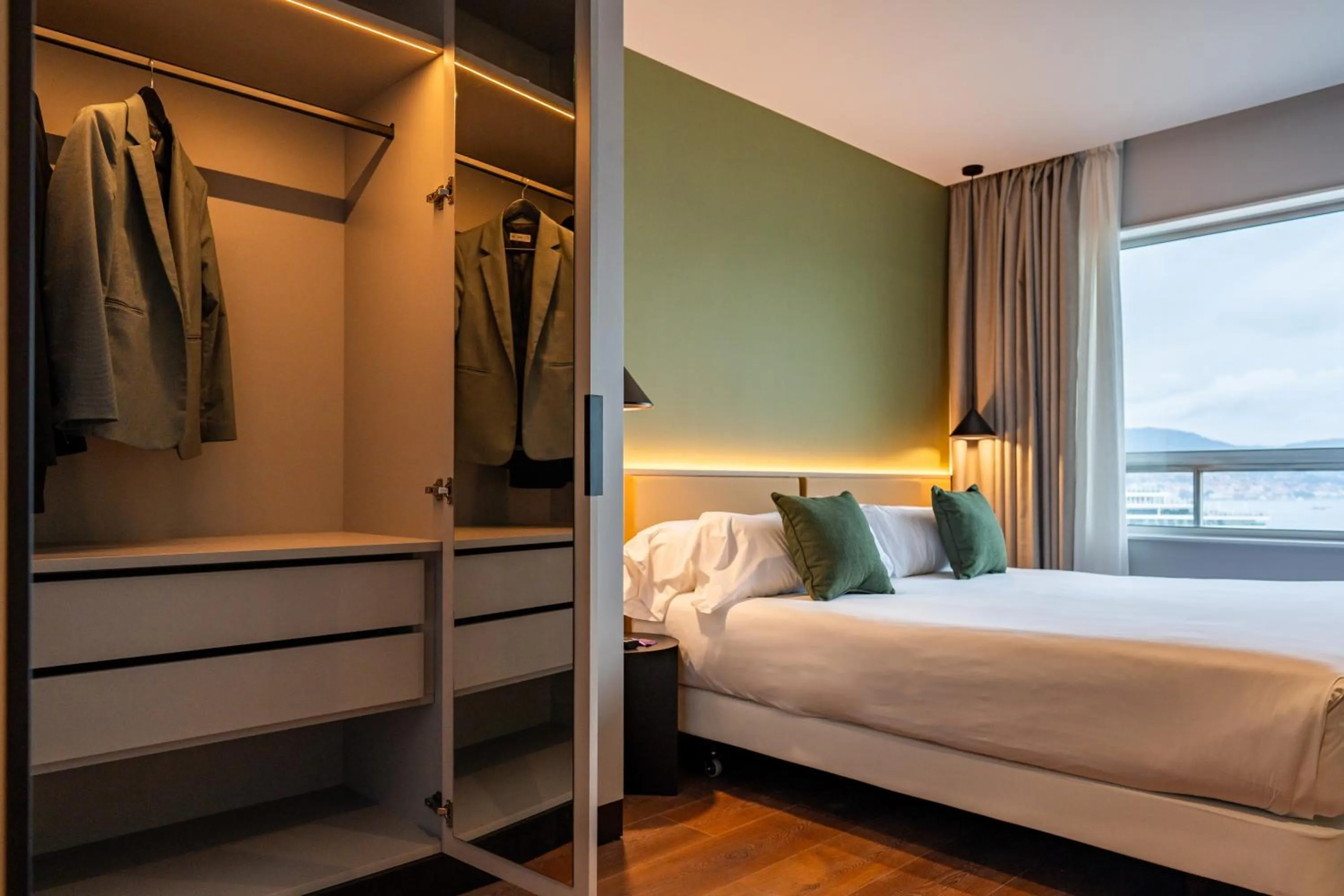 Bed in Hotel Bahía de Vigo