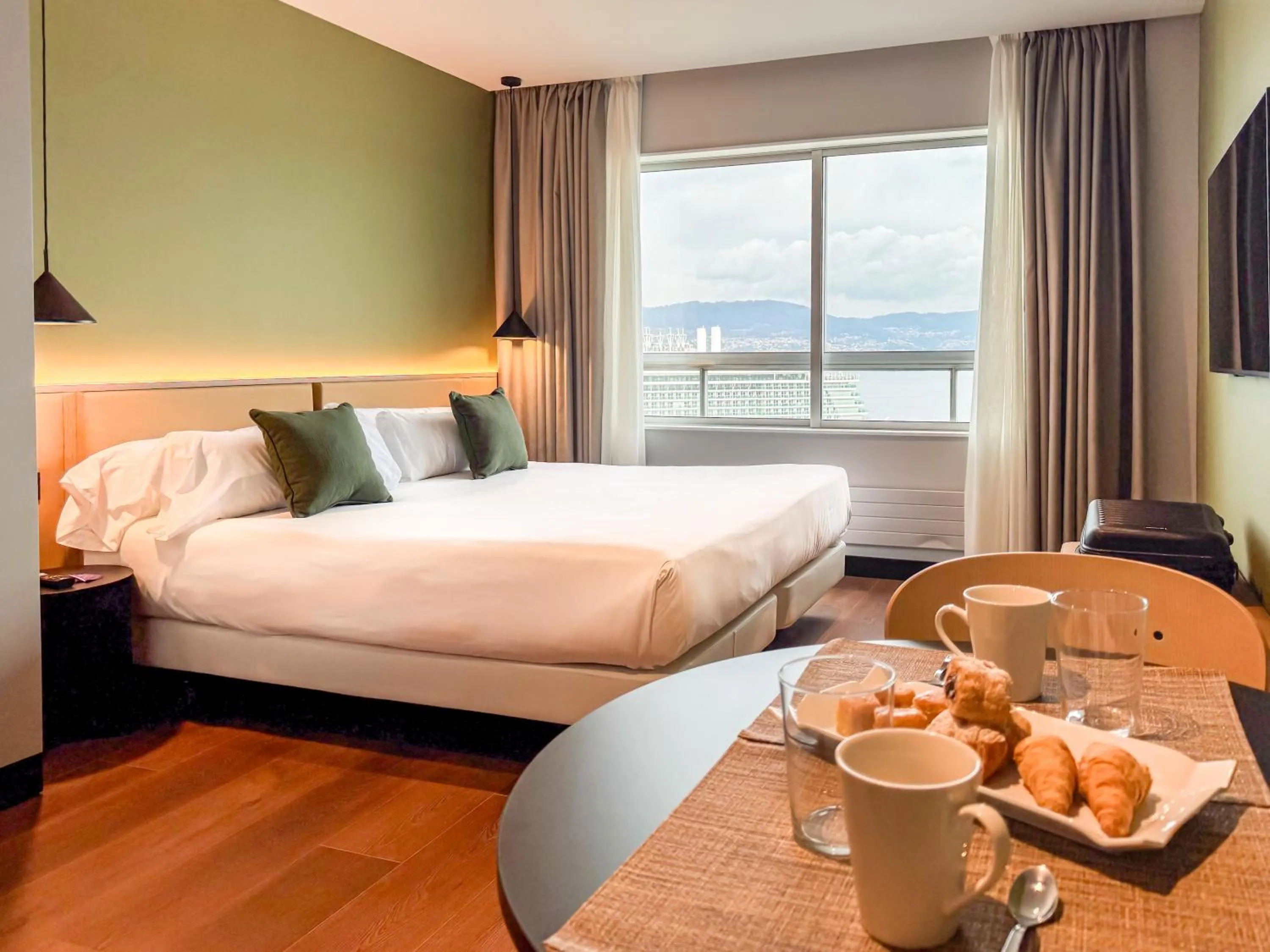 Bed in Hotel Bahía de Vigo