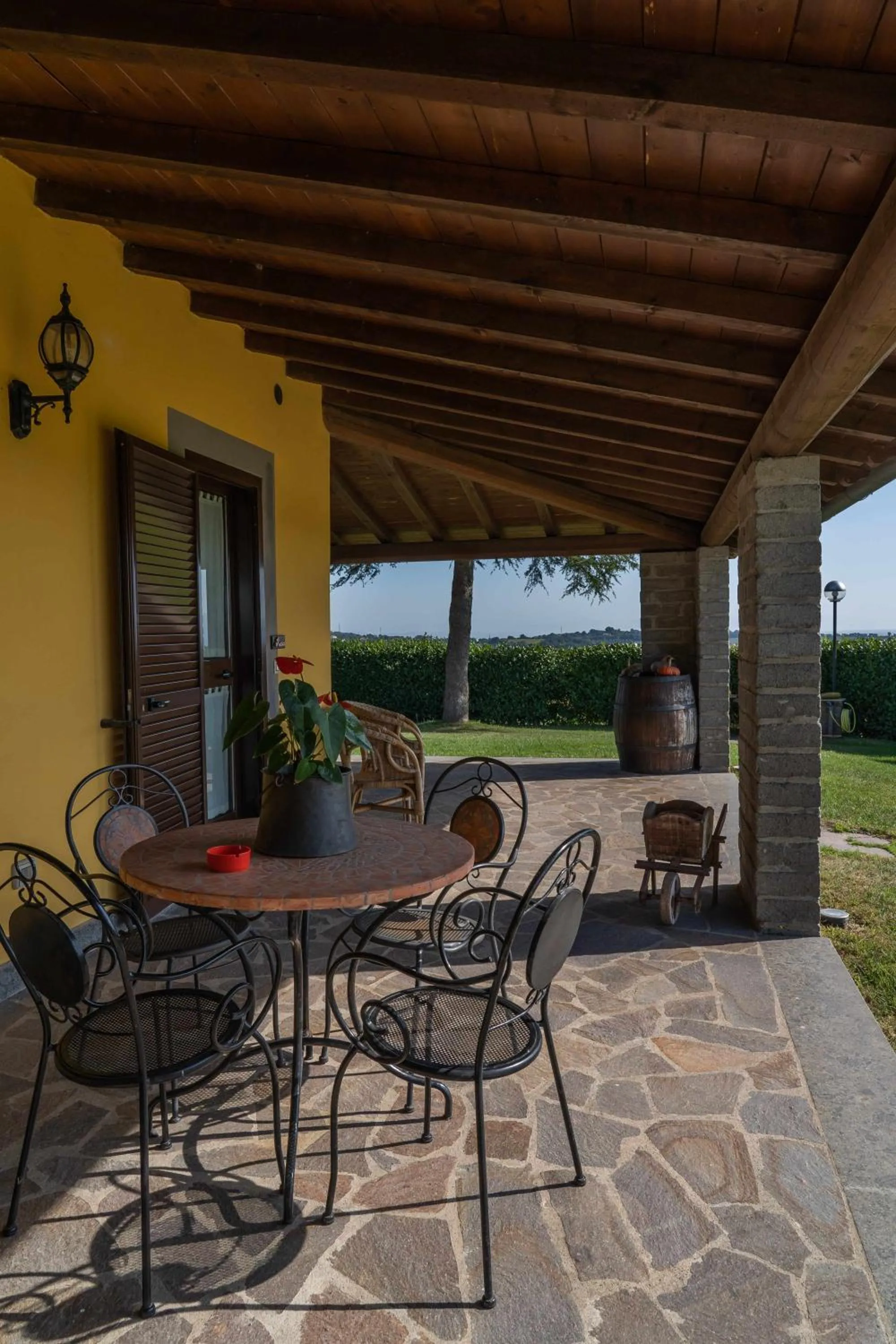 Patio in Agriturismo Bella Cima