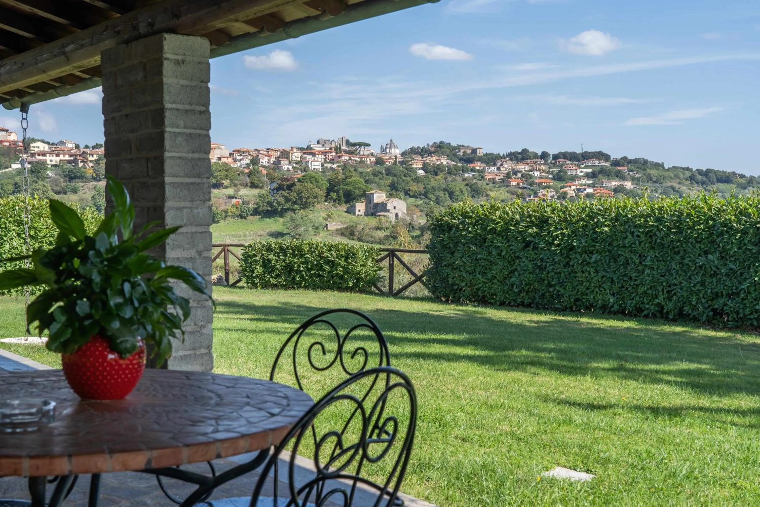 Patio in Agriturismo Bella Cima