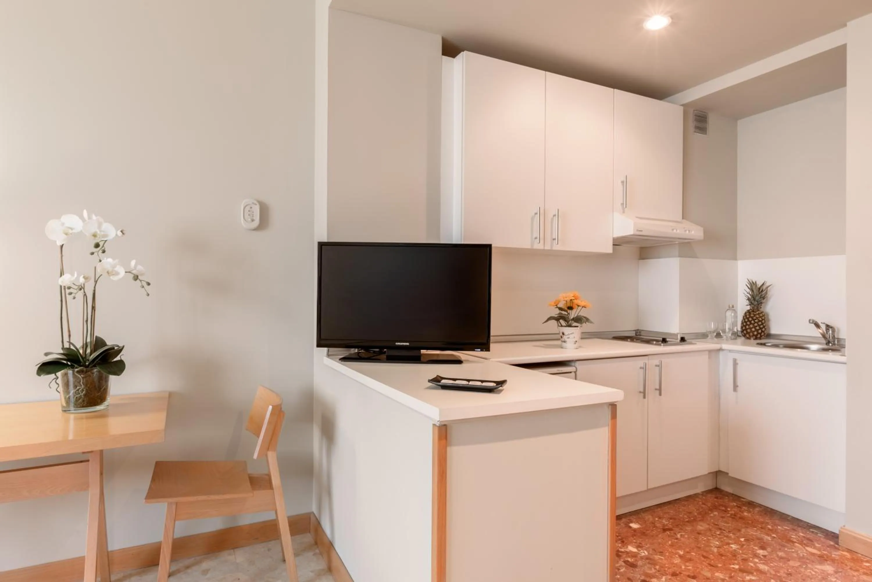 TV and multimedia in Aparthotel Exe Campus San Mamés