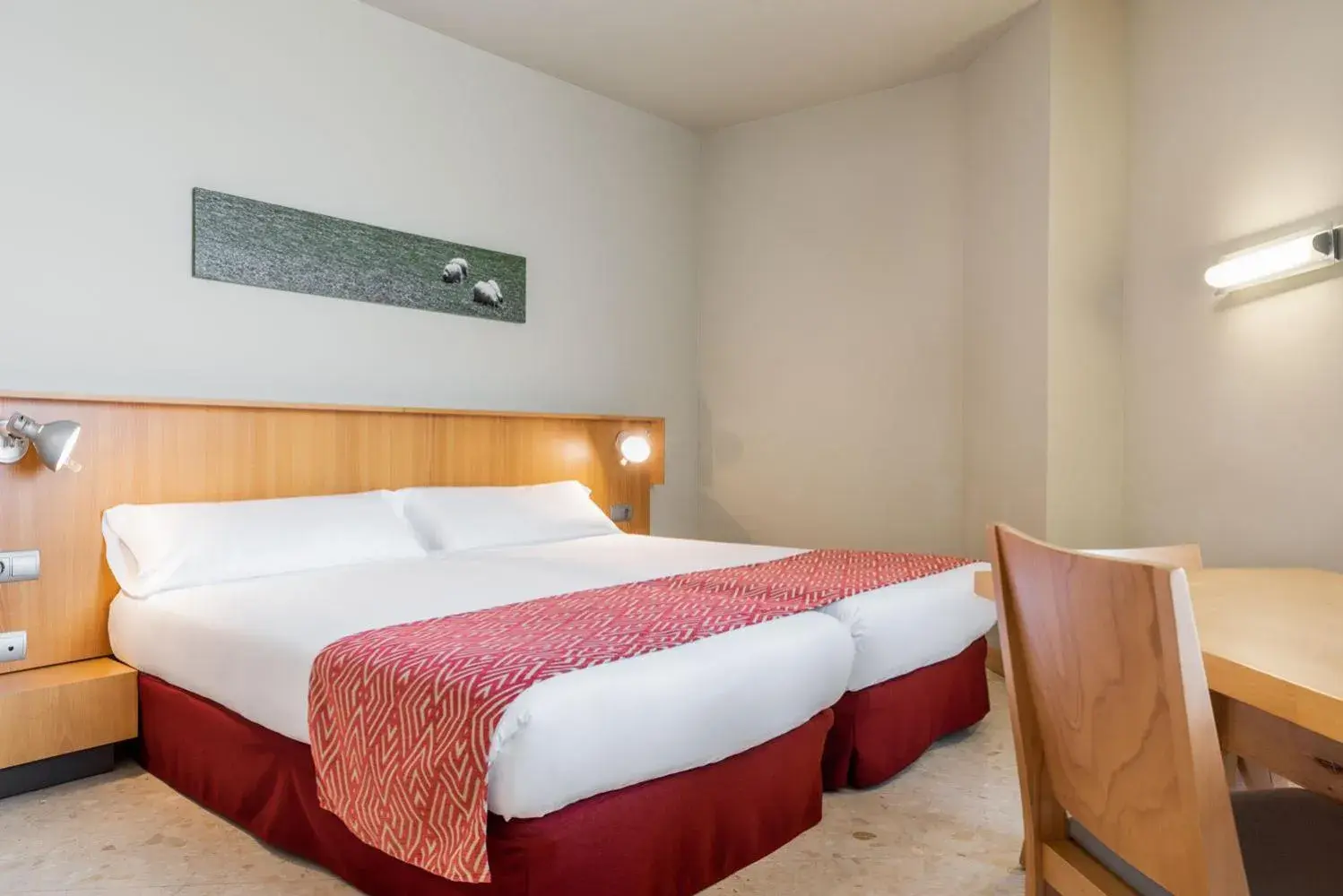 Photo of the whole room, Bed in Aparthotel Exe Campus San Mamés Photo of the whole room, Bed in Aparthotel Exe Campus San Mamés