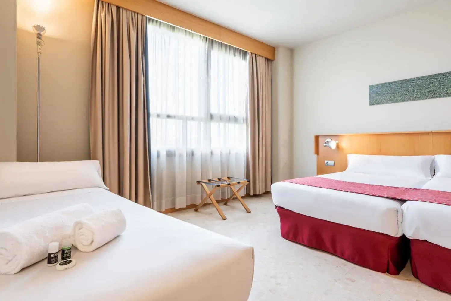 Bedroom, Bed in Aparthotel Exe Campus San Mamés Bedroom, Bed in Aparthotel Exe Campus San Mamés