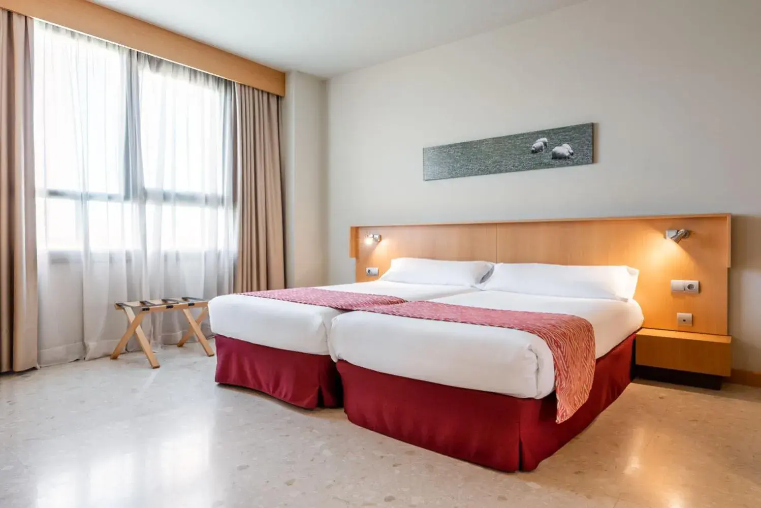 Photo of the whole room, Bed in Aparthotel Exe Campus San Mamés Photo of the whole room, Bed in Aparthotel Exe Campus San Mamés