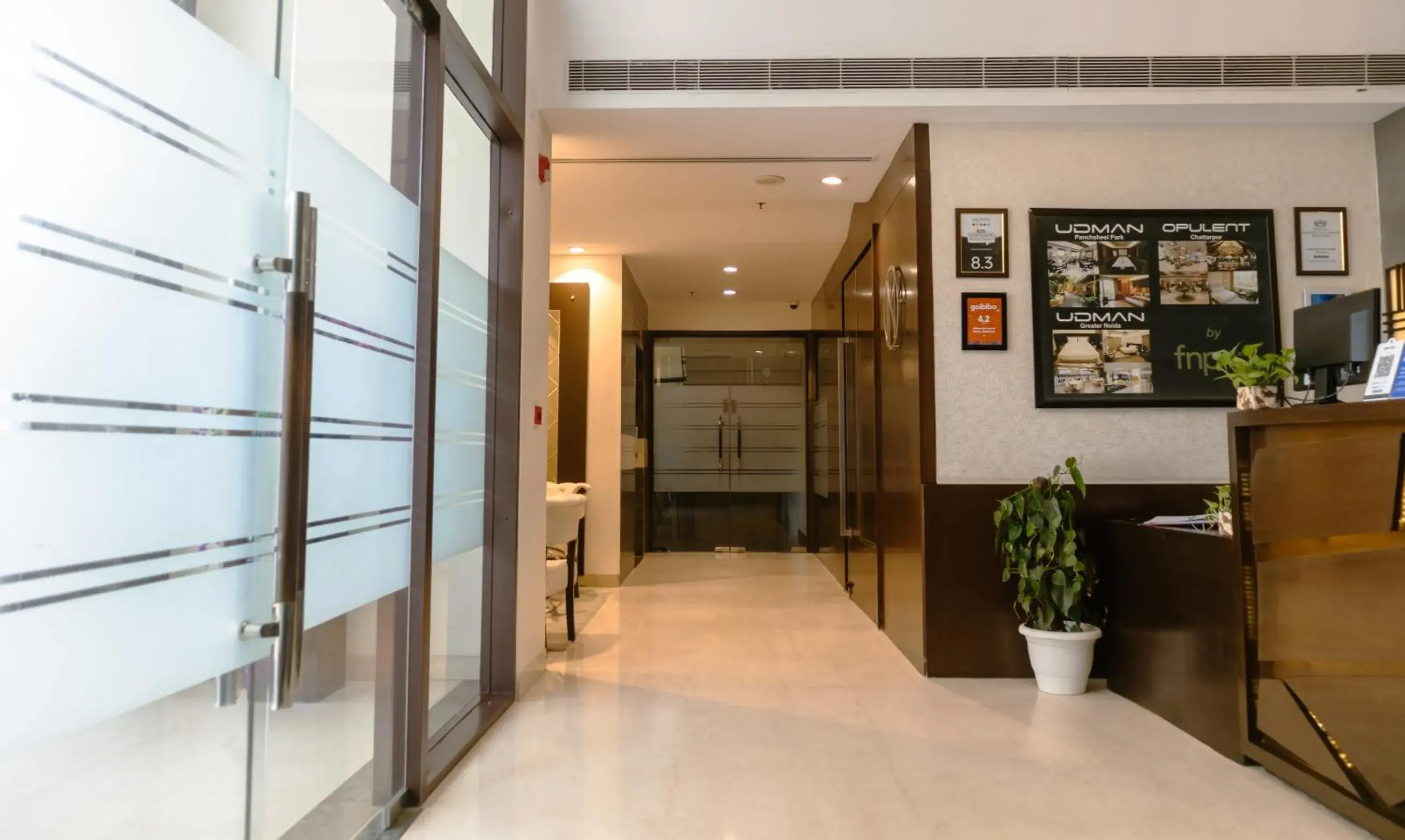 Lobby or reception in Udman Hotel Chhattarpur Lobby or reception in Udman Hotel Chhattarpur